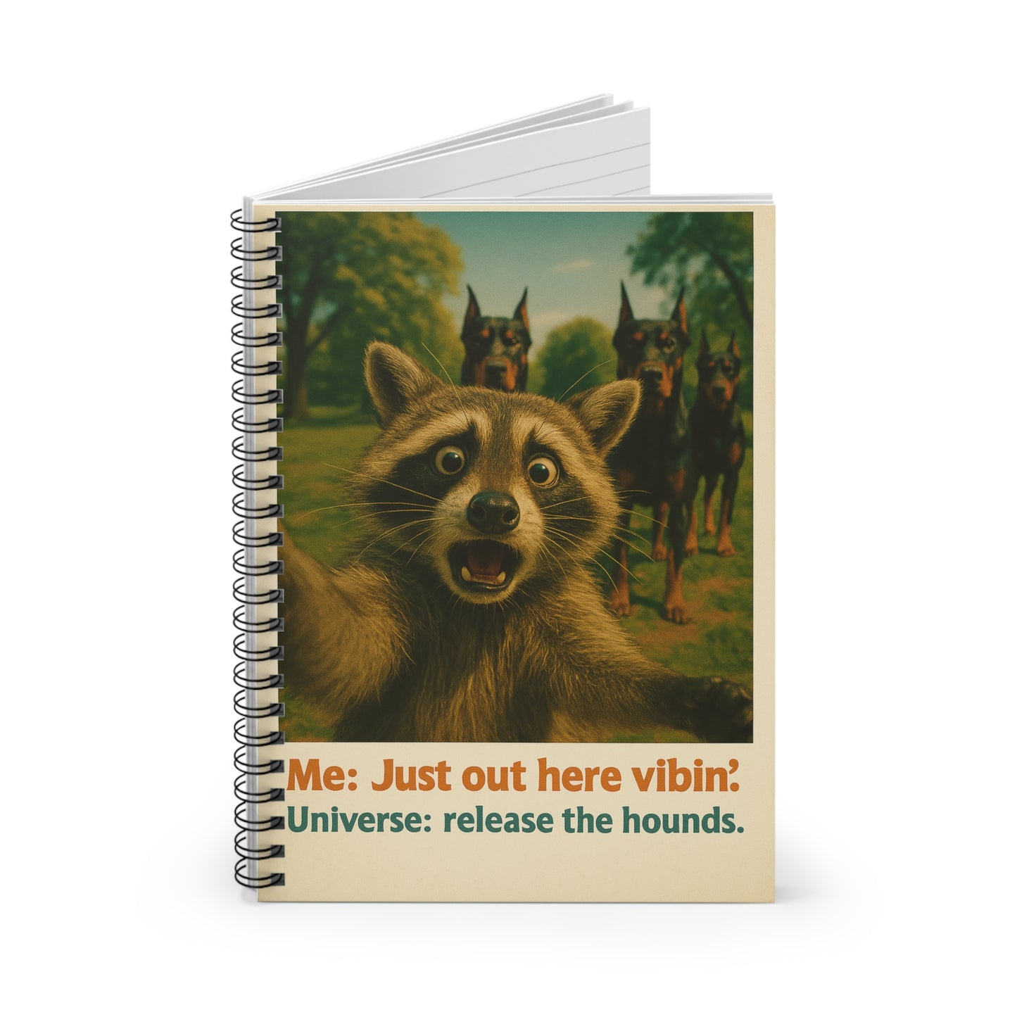 "JUST OUT HERE VIBIN..." • Notebook