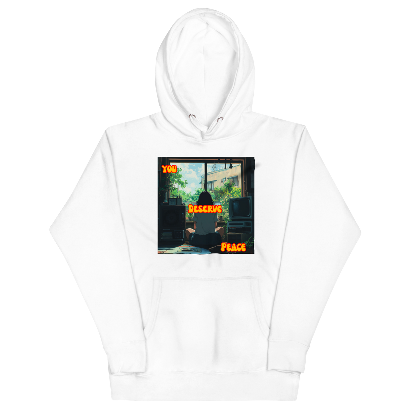 "YOU DESERVE PEACE" • Premium Hoodie