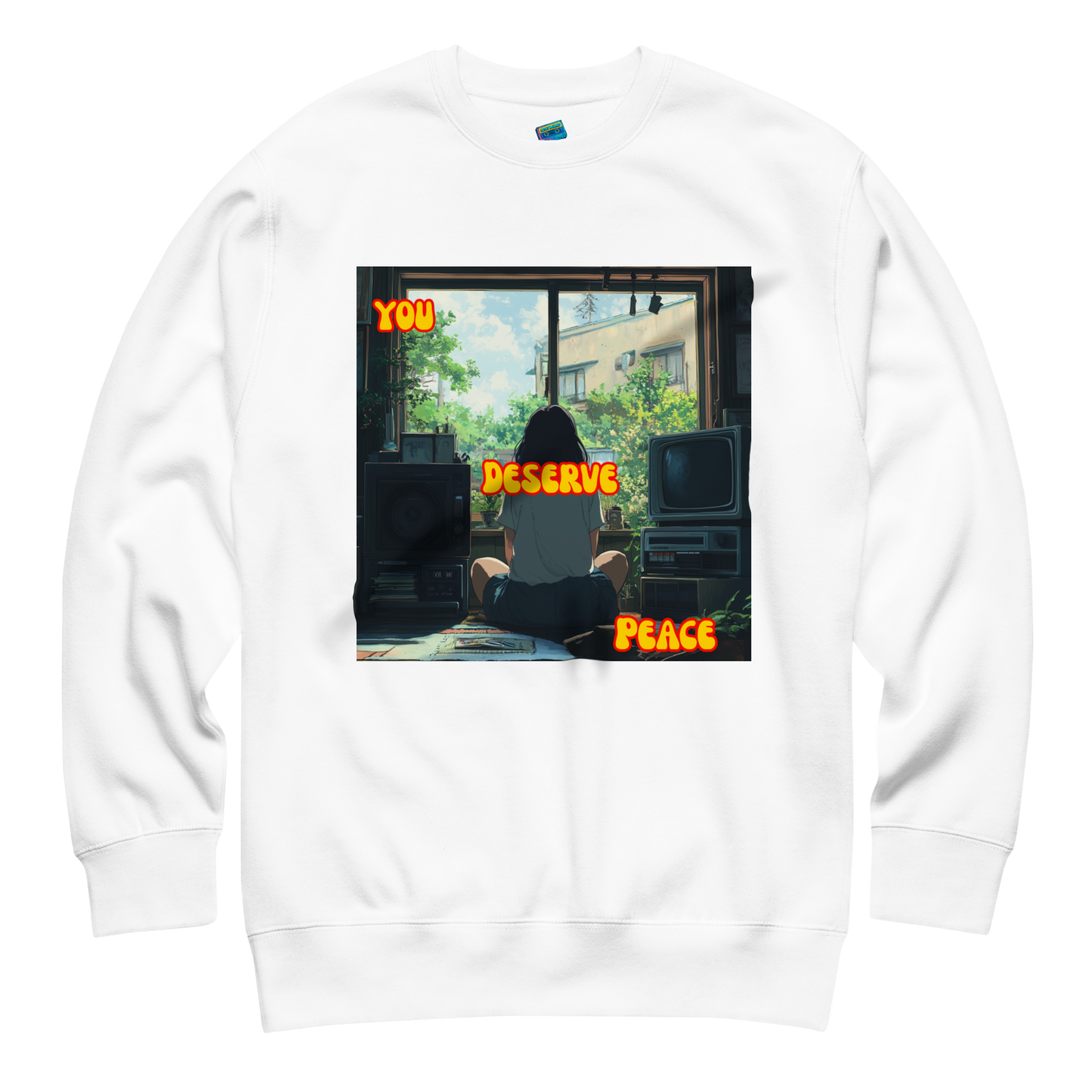 "YOU DESERVE PEACE" • Premium Sweater