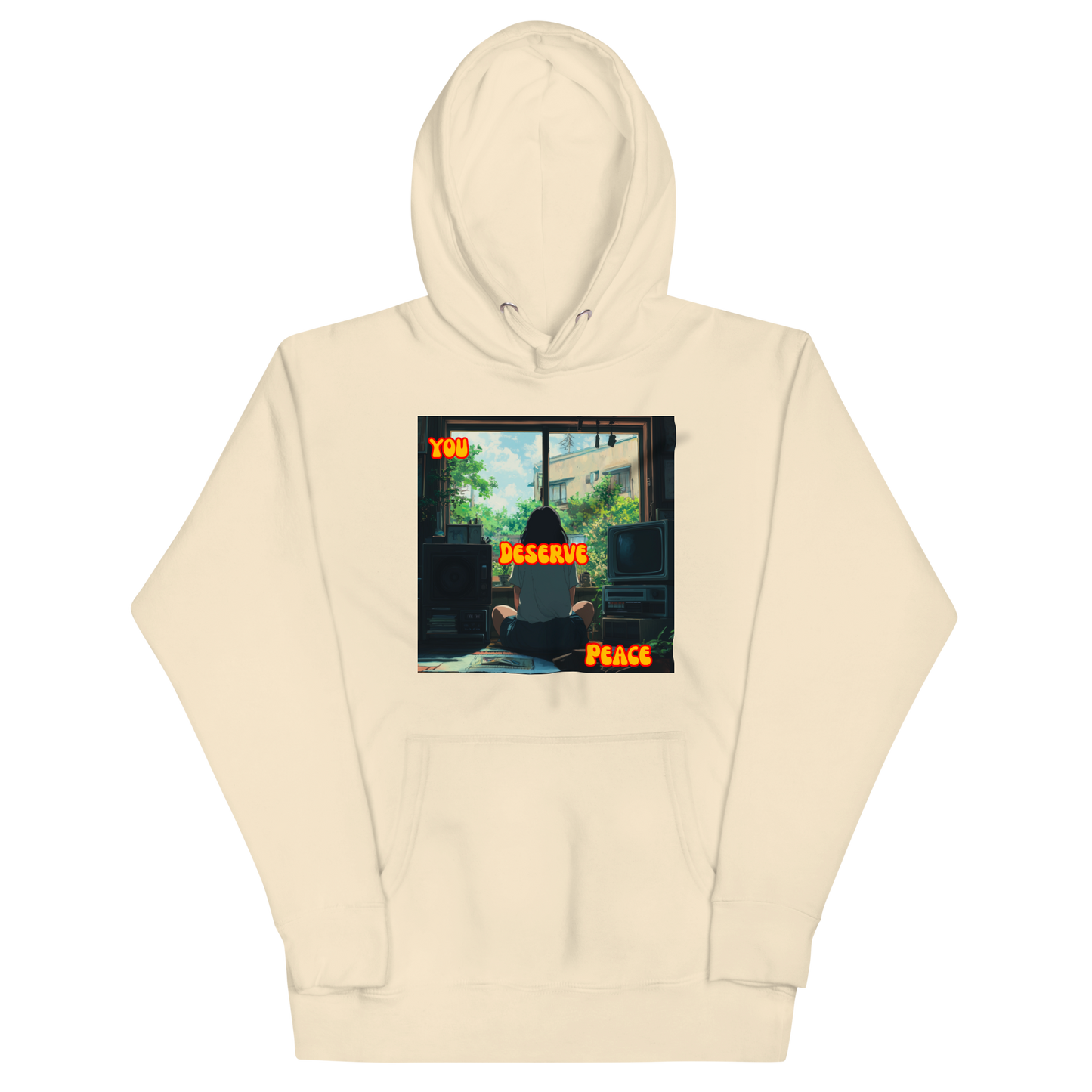 "YOU DESERVE PEACE" • Premium Hoodie