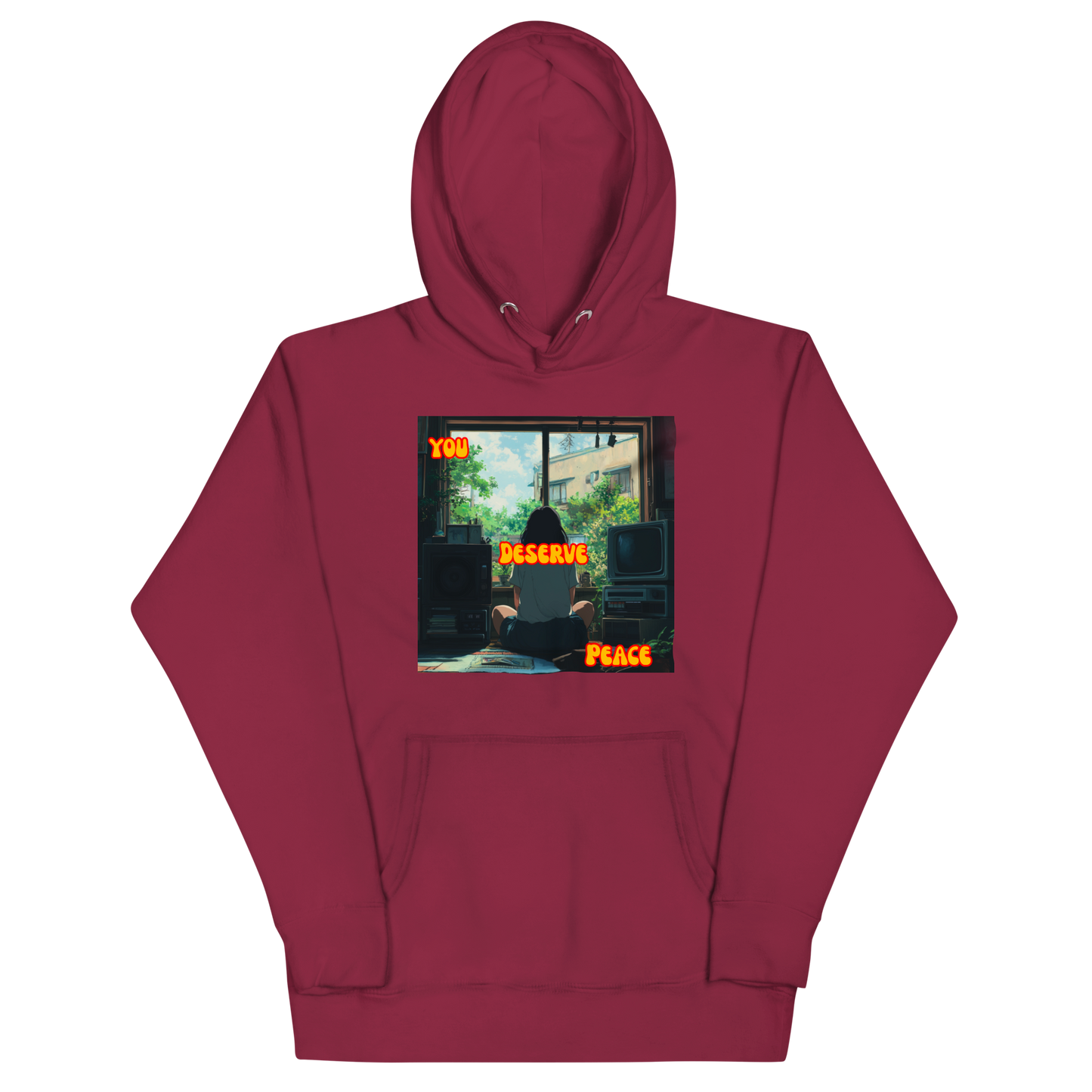 "YOU DESERVE PEACE" • Premium Hoodie