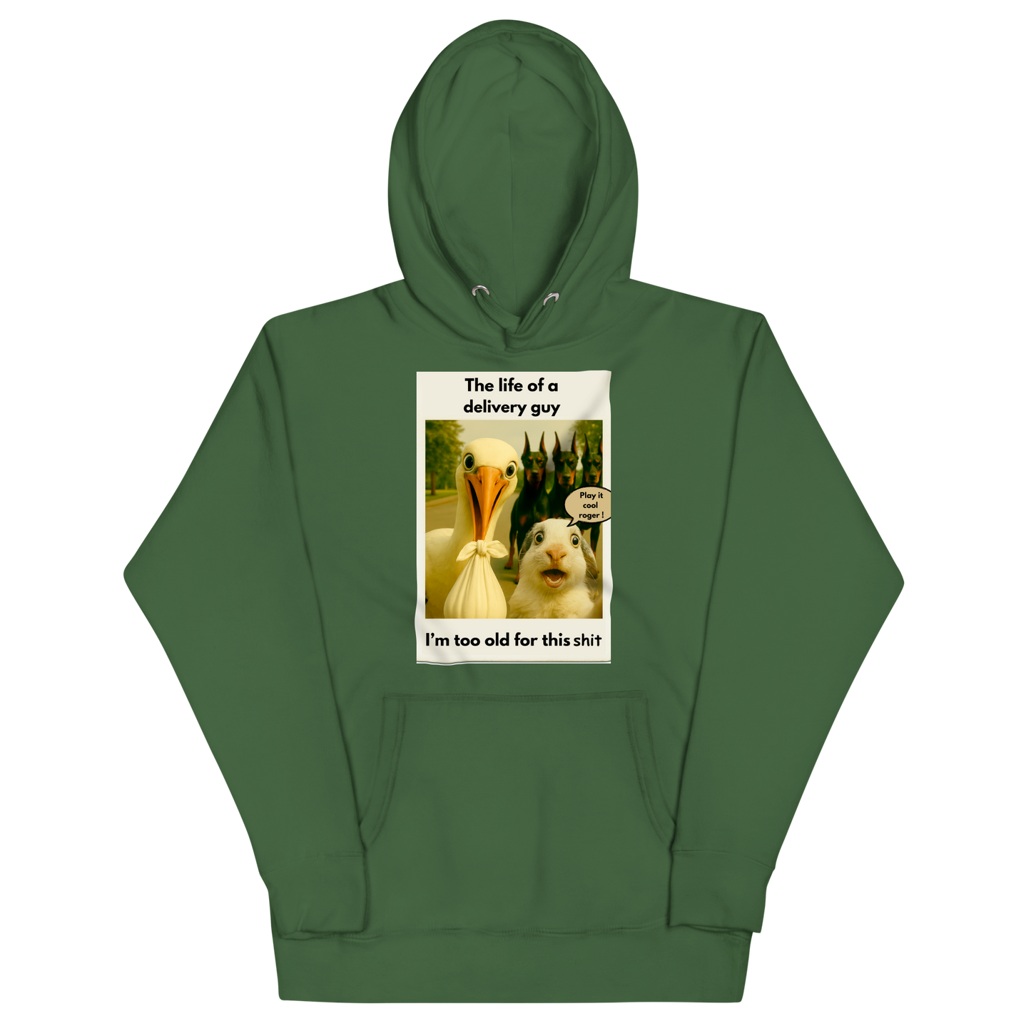 "THE LIFE OF A DELIVERY GUY..." • Premium Hoodie