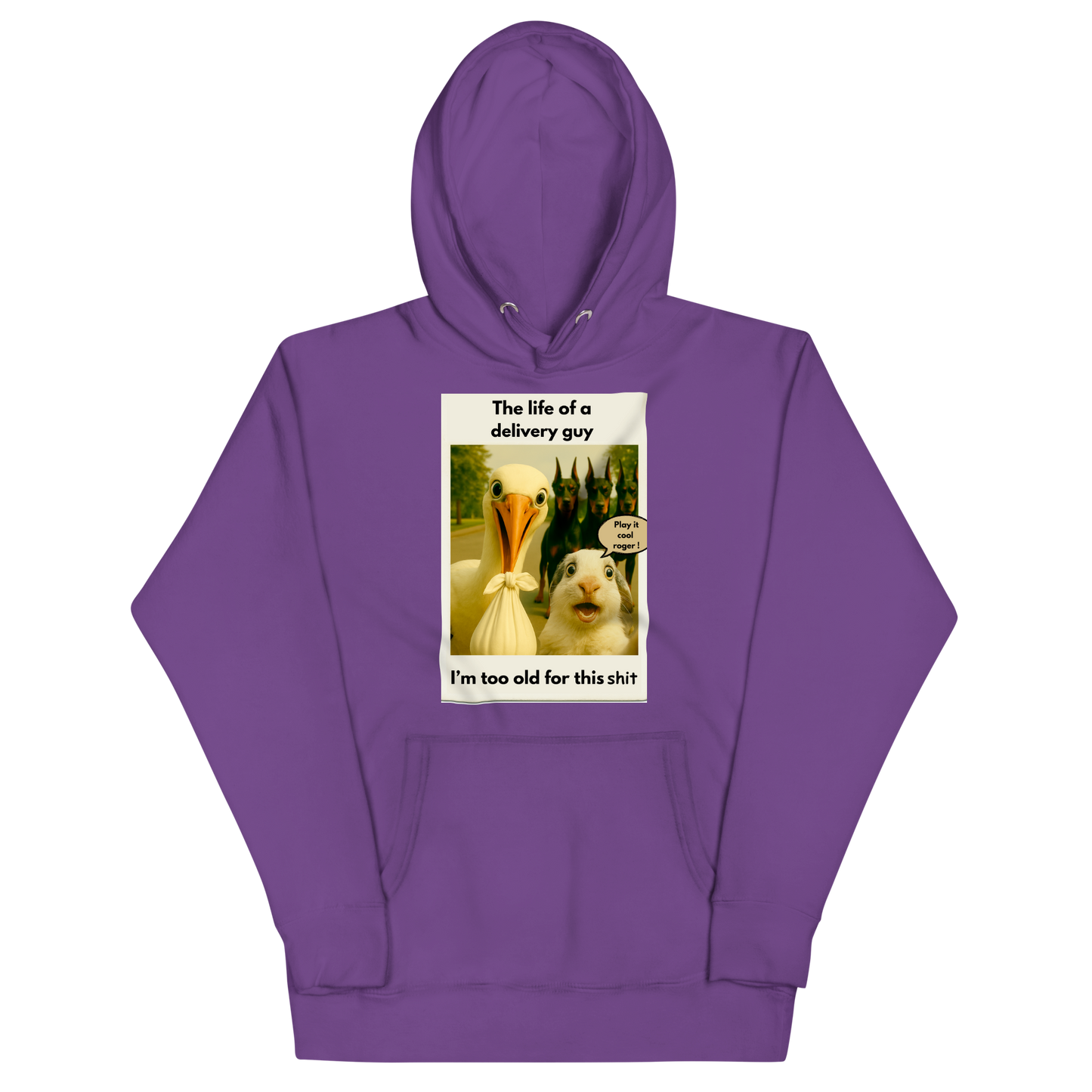 "THE LIFE OF A DELIVERY GUY..." • Premium Hoodie