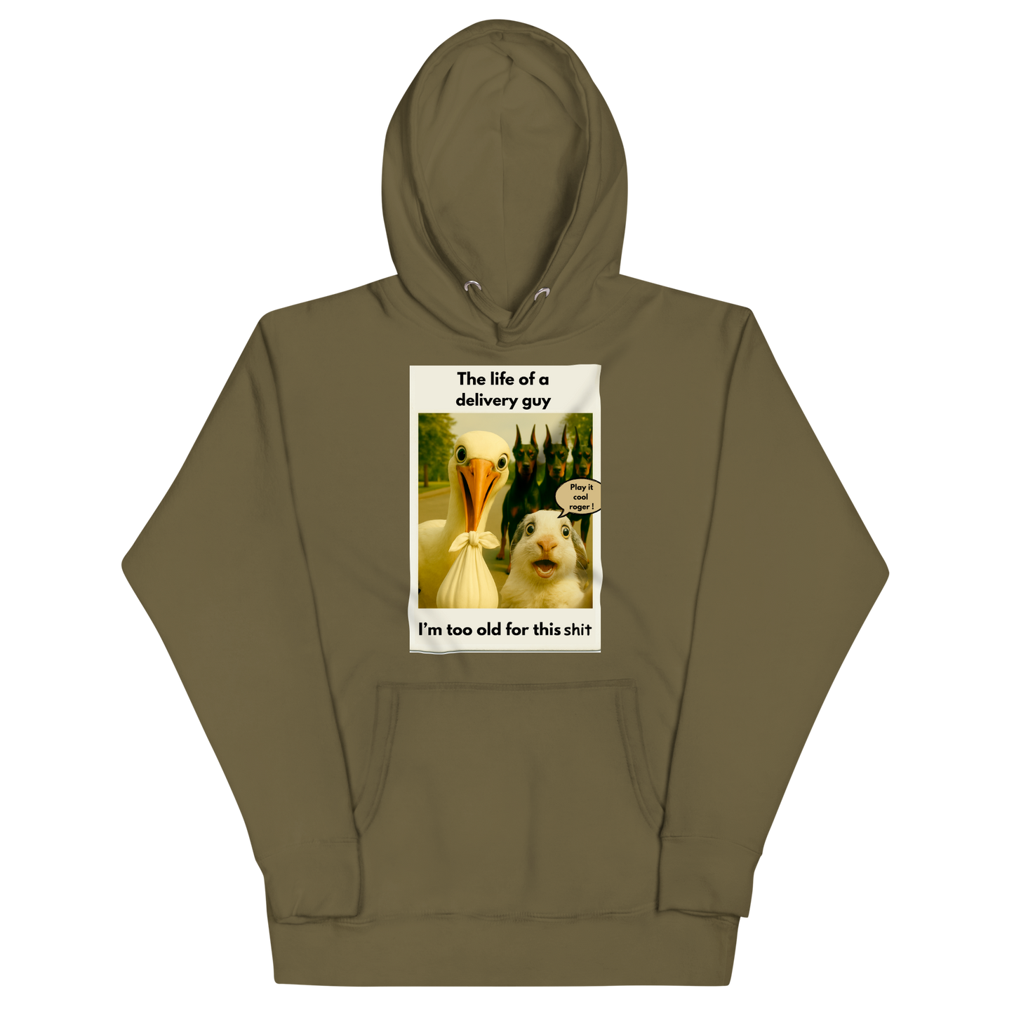 "THE LIFE OF A DELIVERY GUY..." • Premium Hoodie