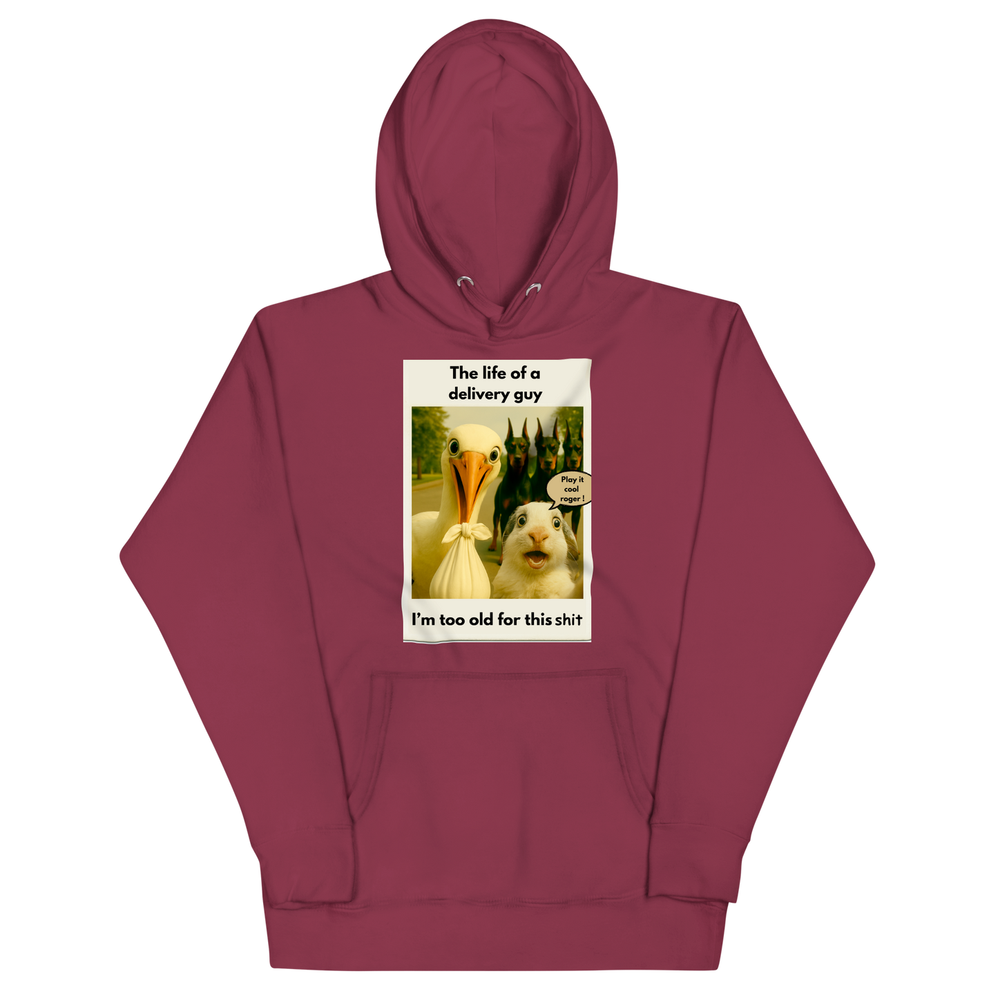 "THE LIFE OF A DELIVERY GUY..." • Premium Hoodie