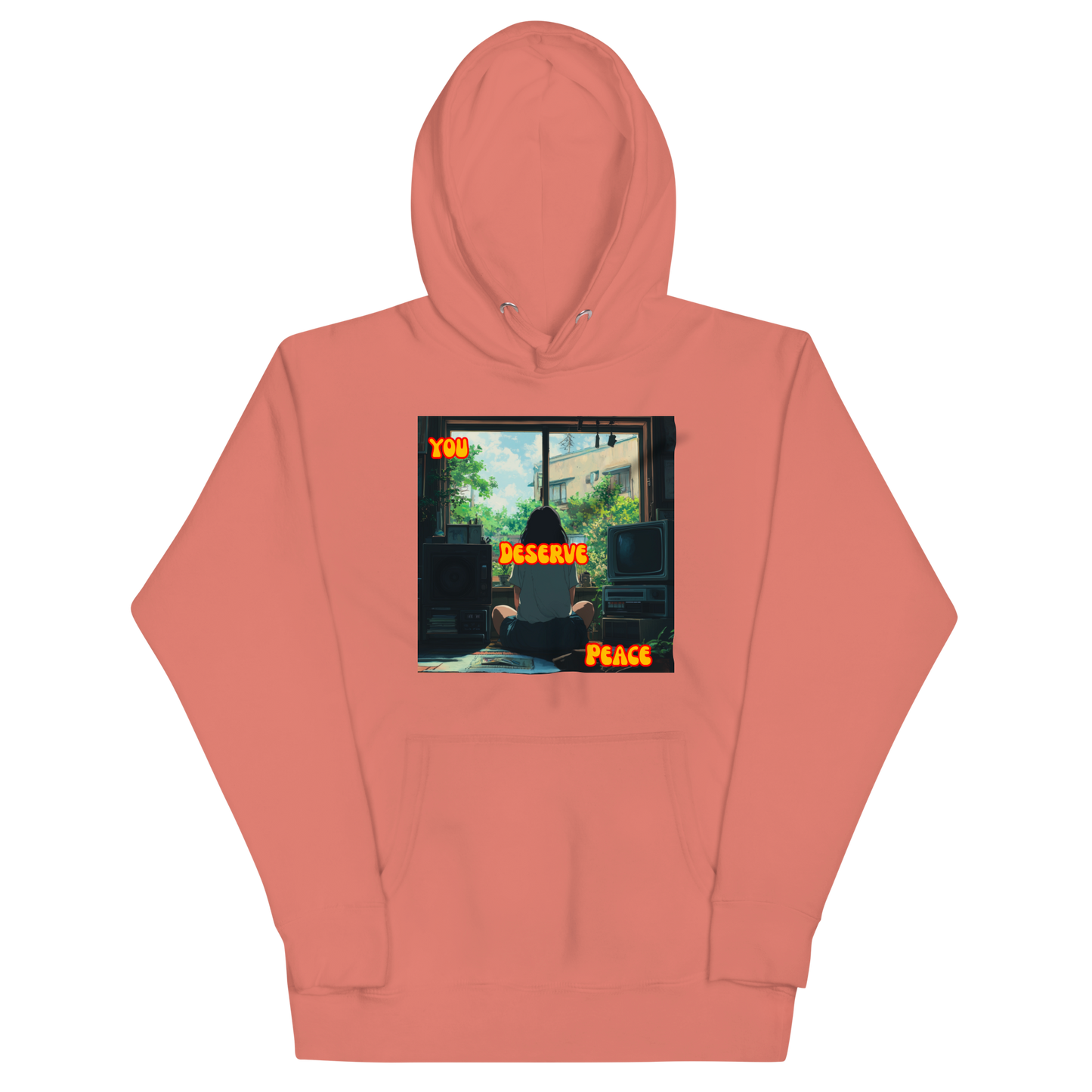 "YOU DESERVE PEACE" • Premium Hoodie