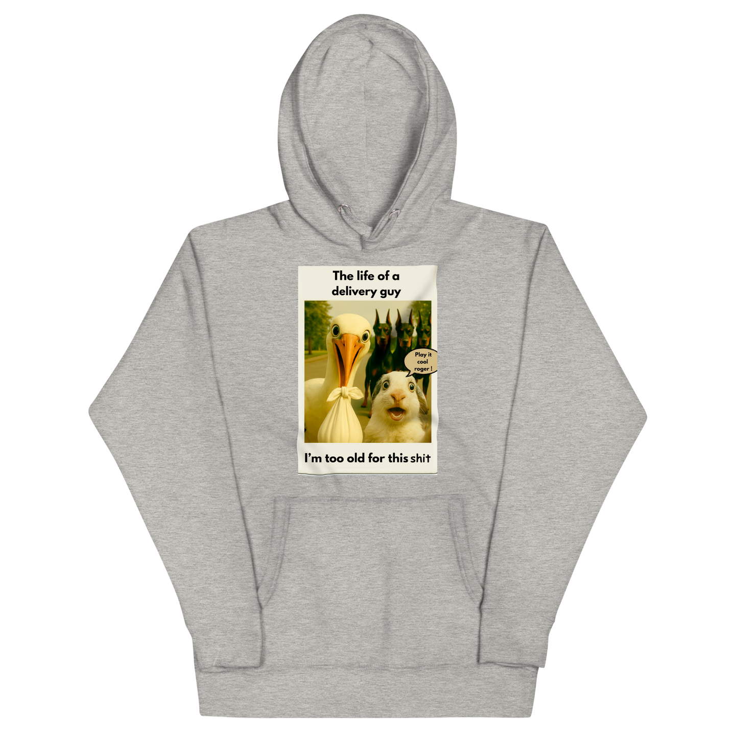 "THE LIFE OF A DELIVERY GUY..." • Premium Hoodie