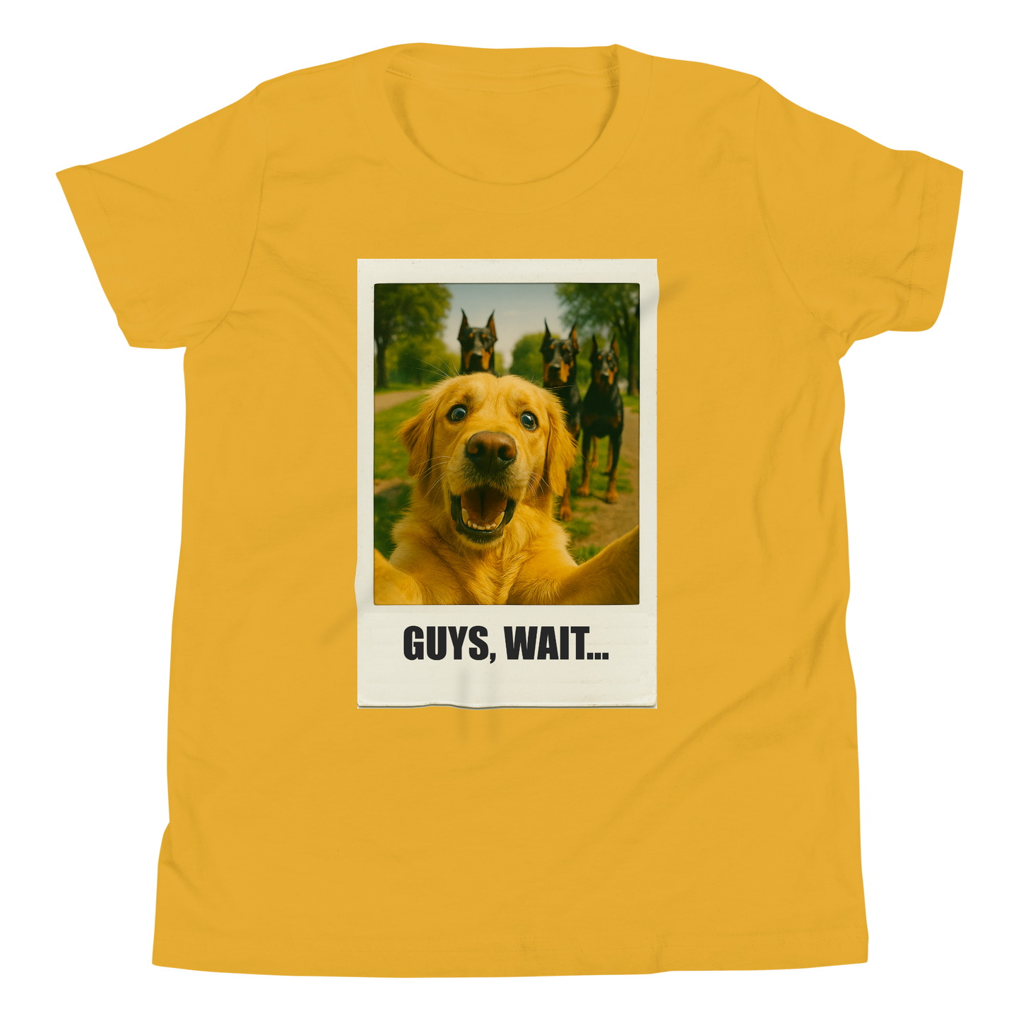 "GUYS, WAIT..."• Youth T-Shirt