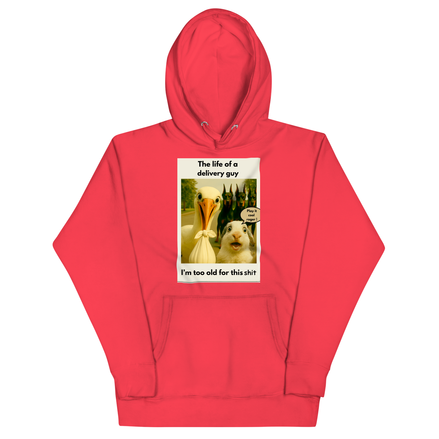 "THE LIFE OF A DELIVERY GUY..." • Premium Hoodie