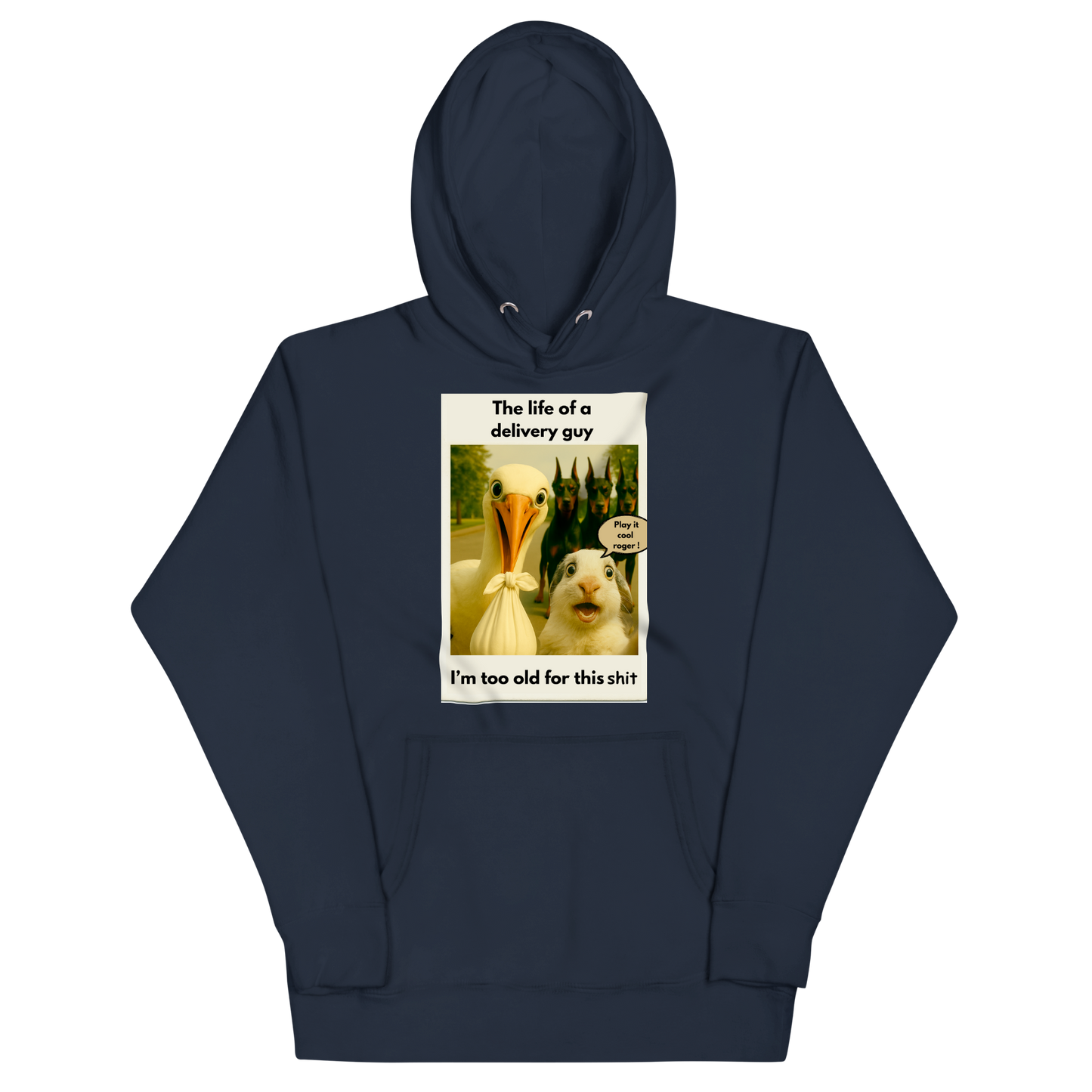 "THE LIFE OF A DELIVERY GUY..." • Premium Hoodie