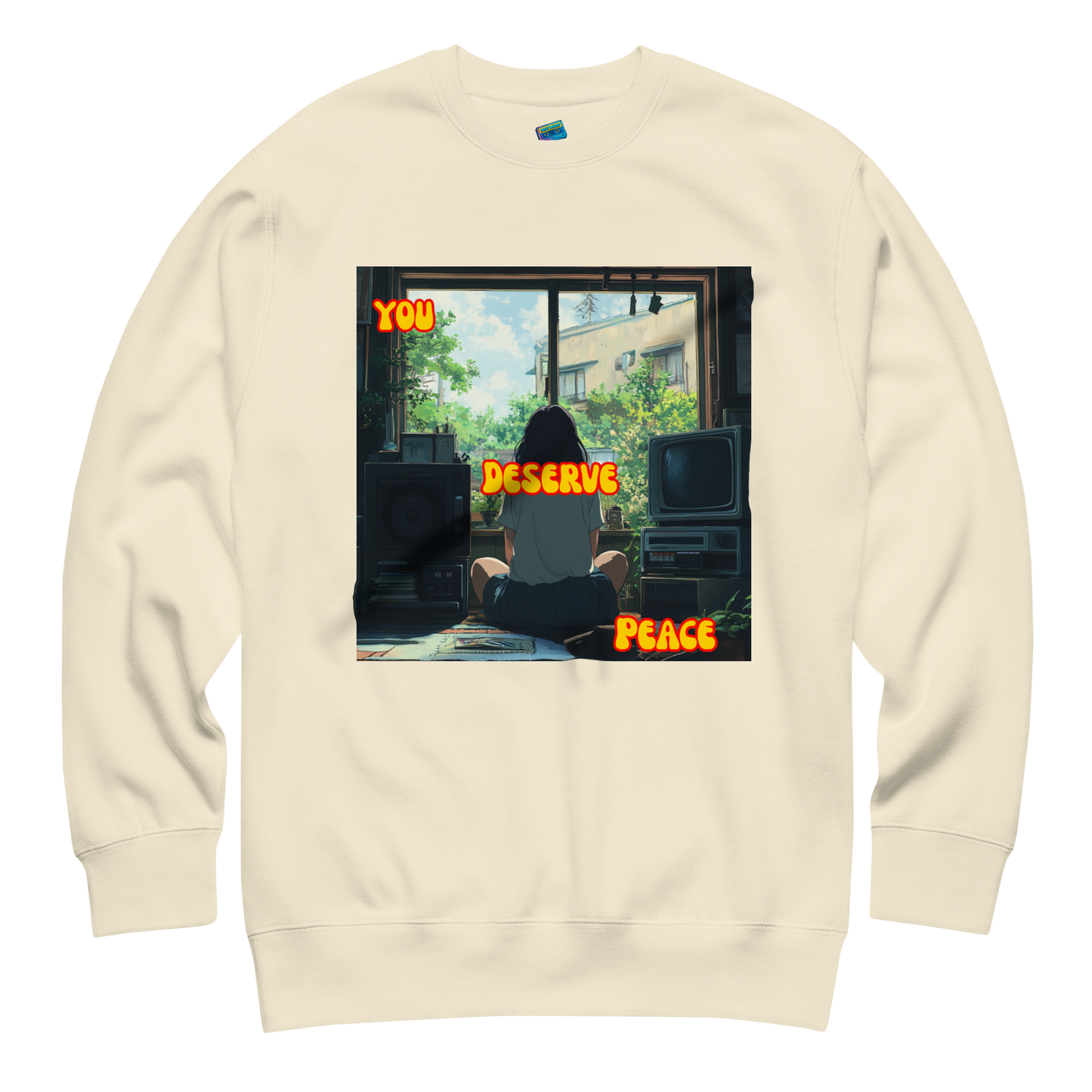 "YOU DESERVE PEACE" • Premium Sweater