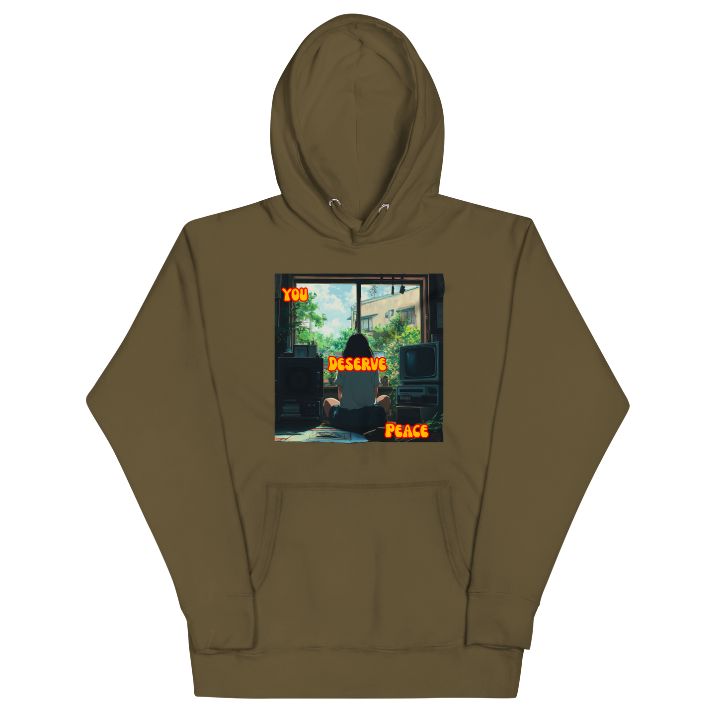 "YOU DESERVE PEACE" • Premium Hoodie