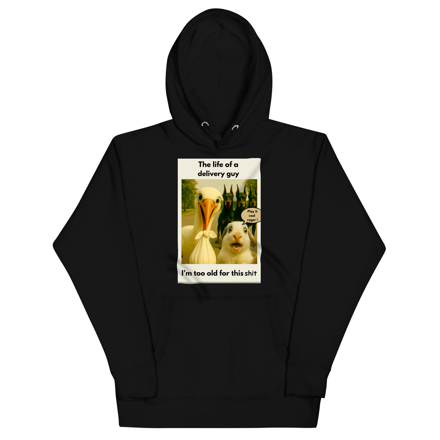"THE LIFE OF A DELIVERY GUY..." • Premium Hoodie