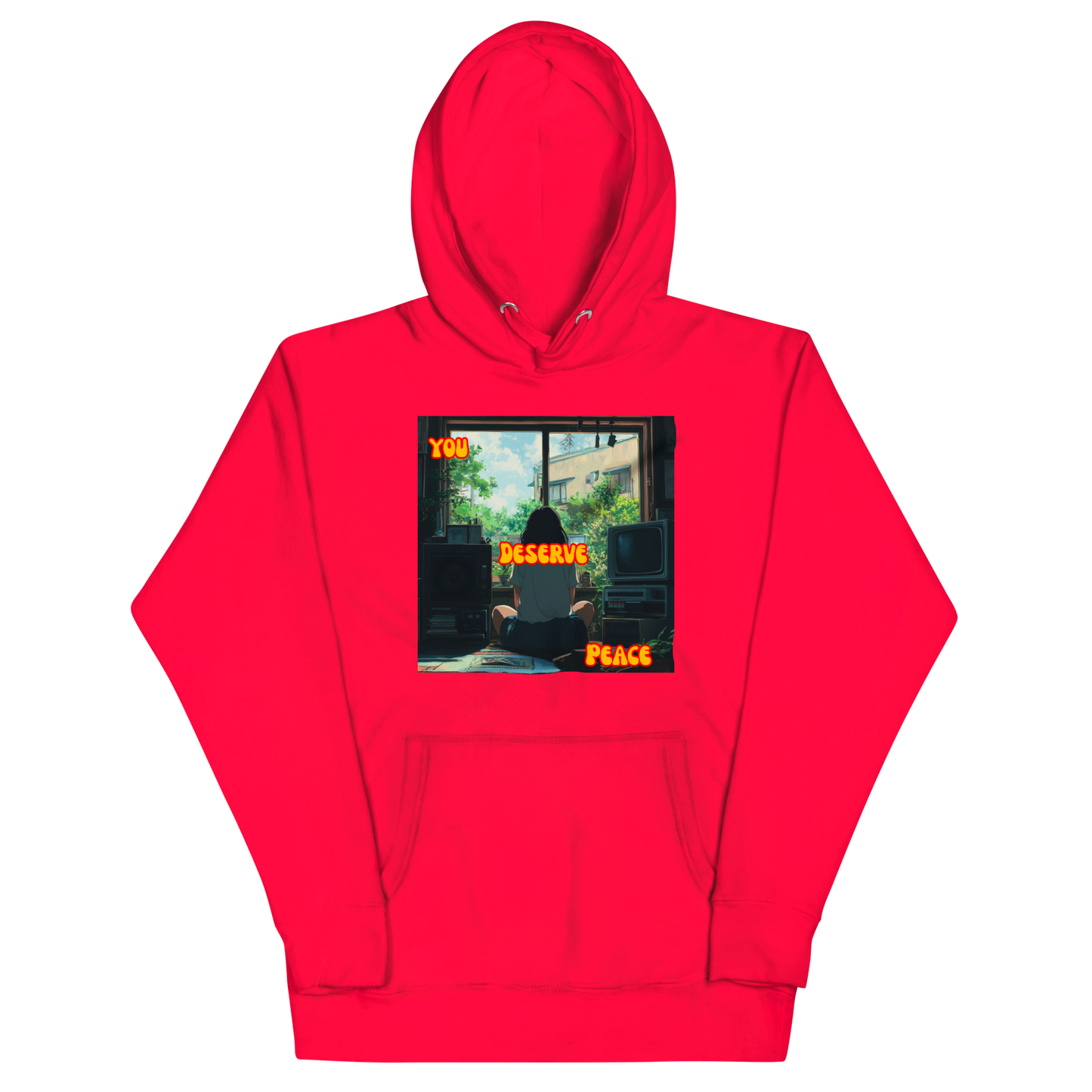 "YOU DESERVE PEACE" • Premium Hoodie