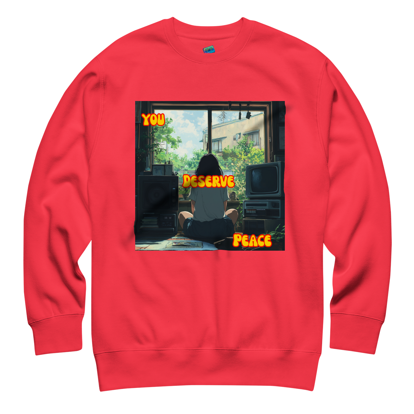 "YOU DESERVE PEACE" • Premium Sweater