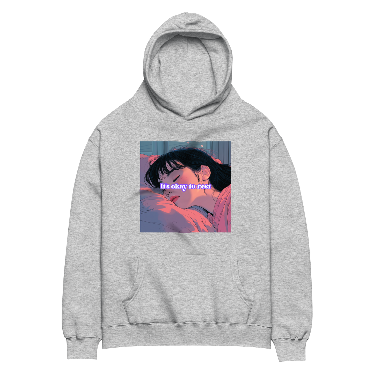 "IT'S OKAY TO REST" • Oversized Hoodie