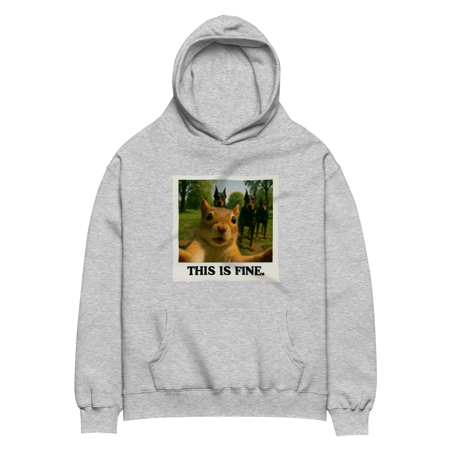 "THIS IS FINE" • Oversized Hoodie