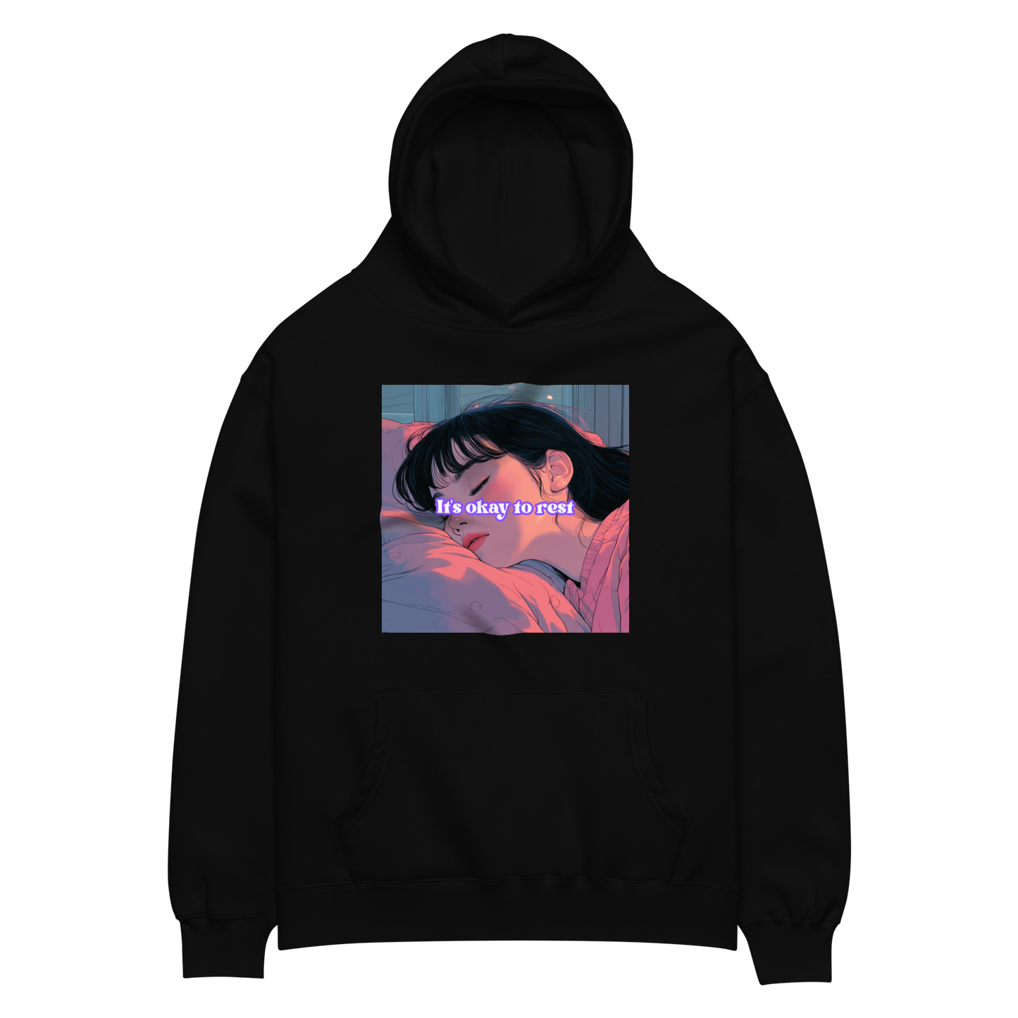 "IT'S OKAY TO REST" • Oversized Hoodie