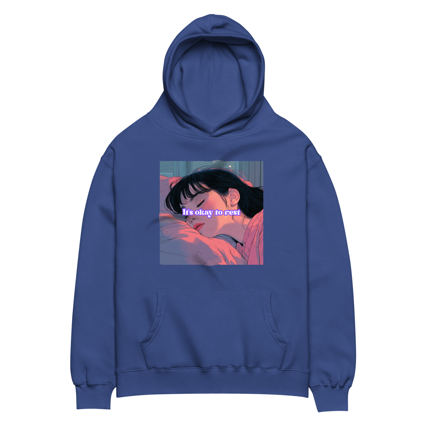 "IT'S OKAY TO REST" • Oversized Hoodie