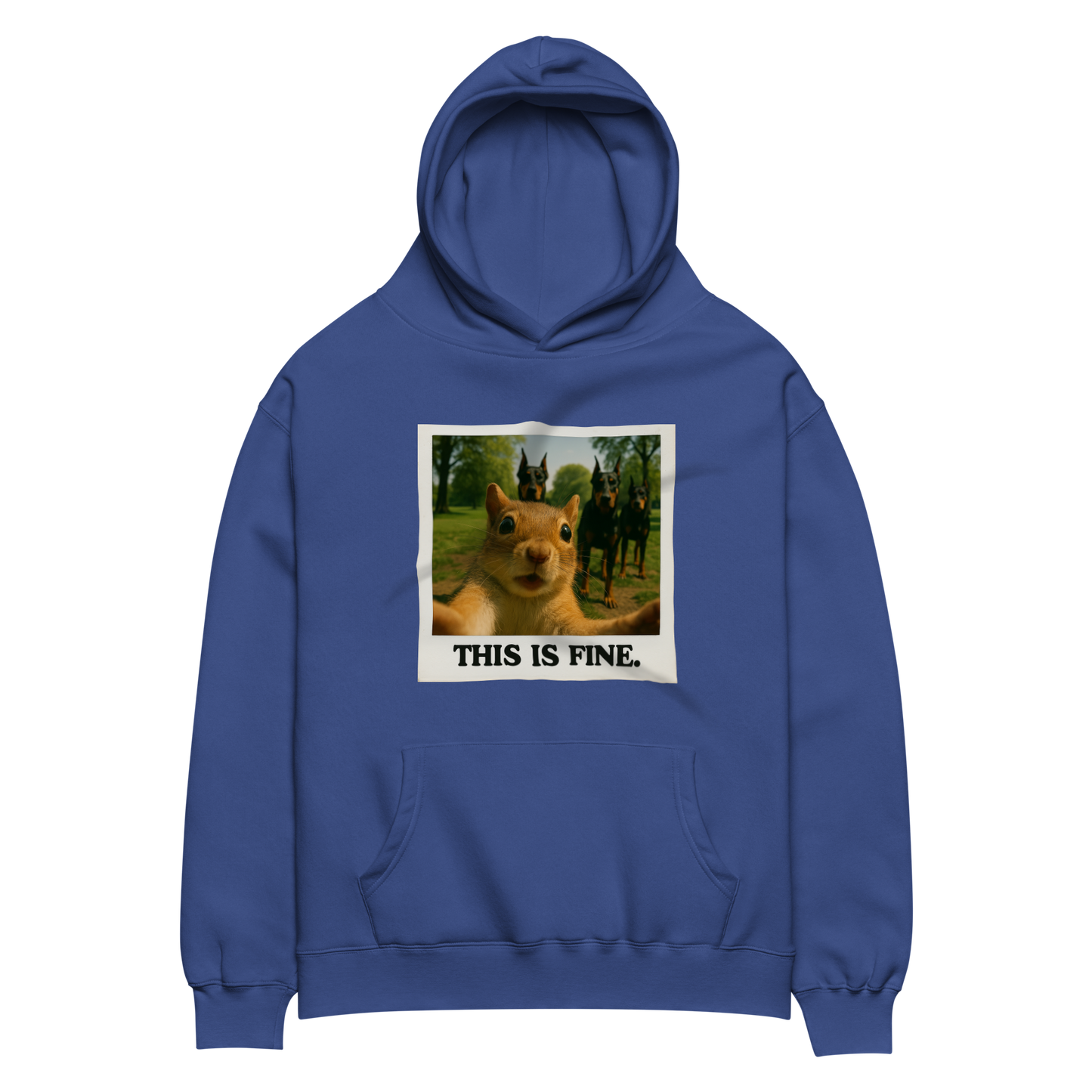 "THIS IS FINE" • Oversized Hoodie