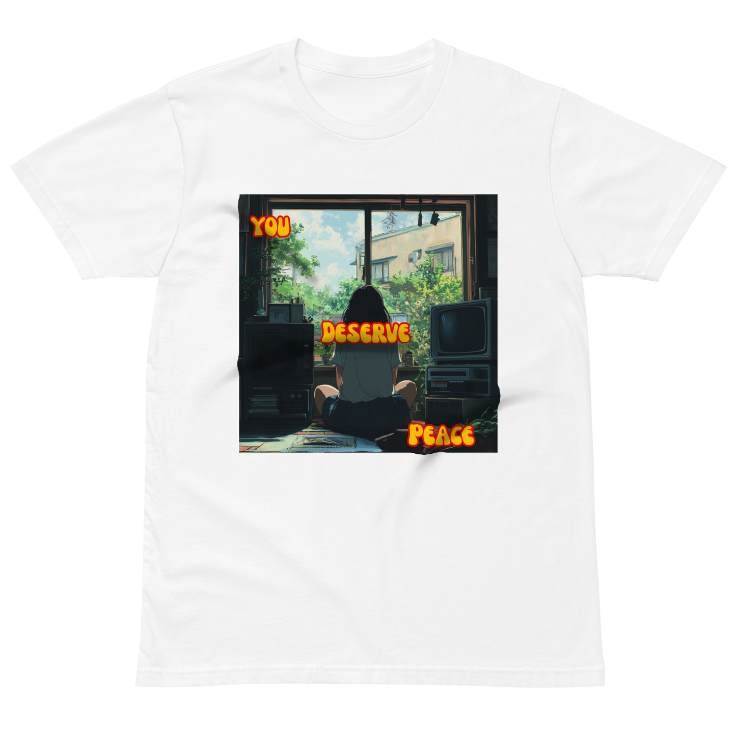 "YOU DESERVE PEACE" • Premium T-shirt