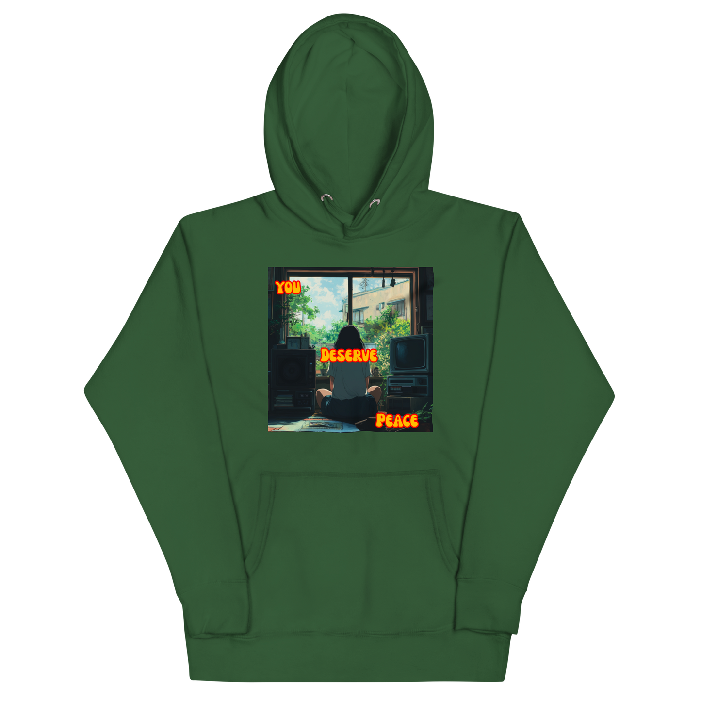 "YOU DESERVE PEACE" • Premium Hoodie