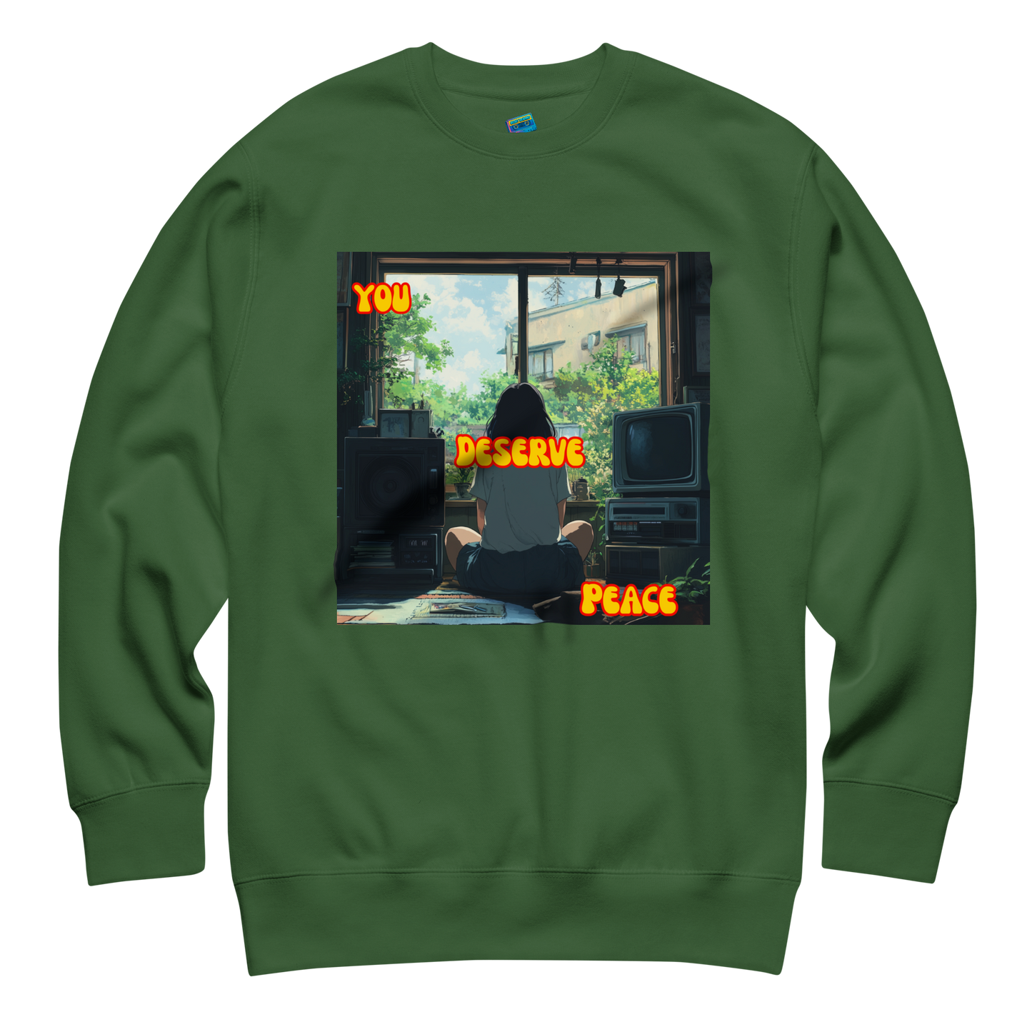 "YOU DESERVE PEACE" • Premium Sweater