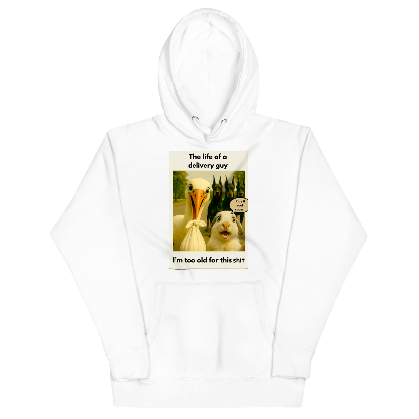 "THE LIFE OF A DELIVERY GUY..." • Premium Hoodie