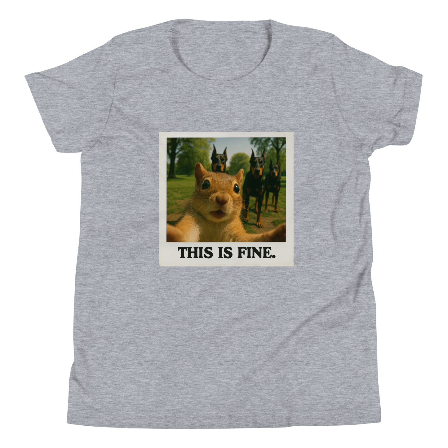"THIS IS FINE" • Youth T-Shirt