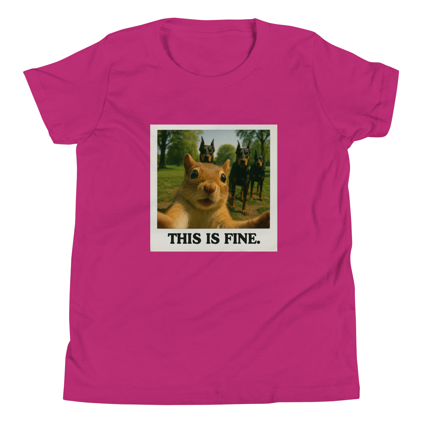 "THIS IS FINE" • Youth T-Shirt
