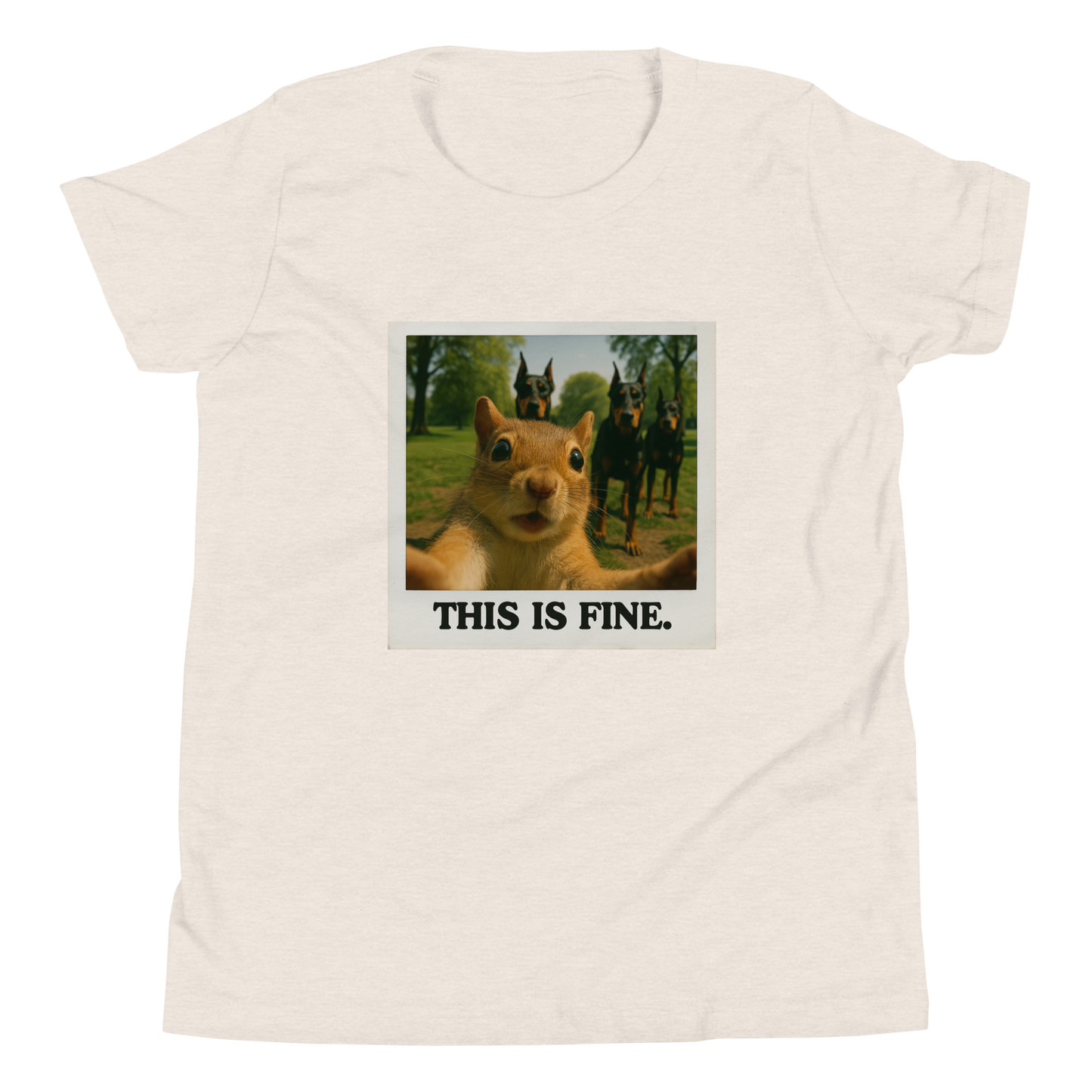 "THIS IS FINE" • Youth T-Shirt