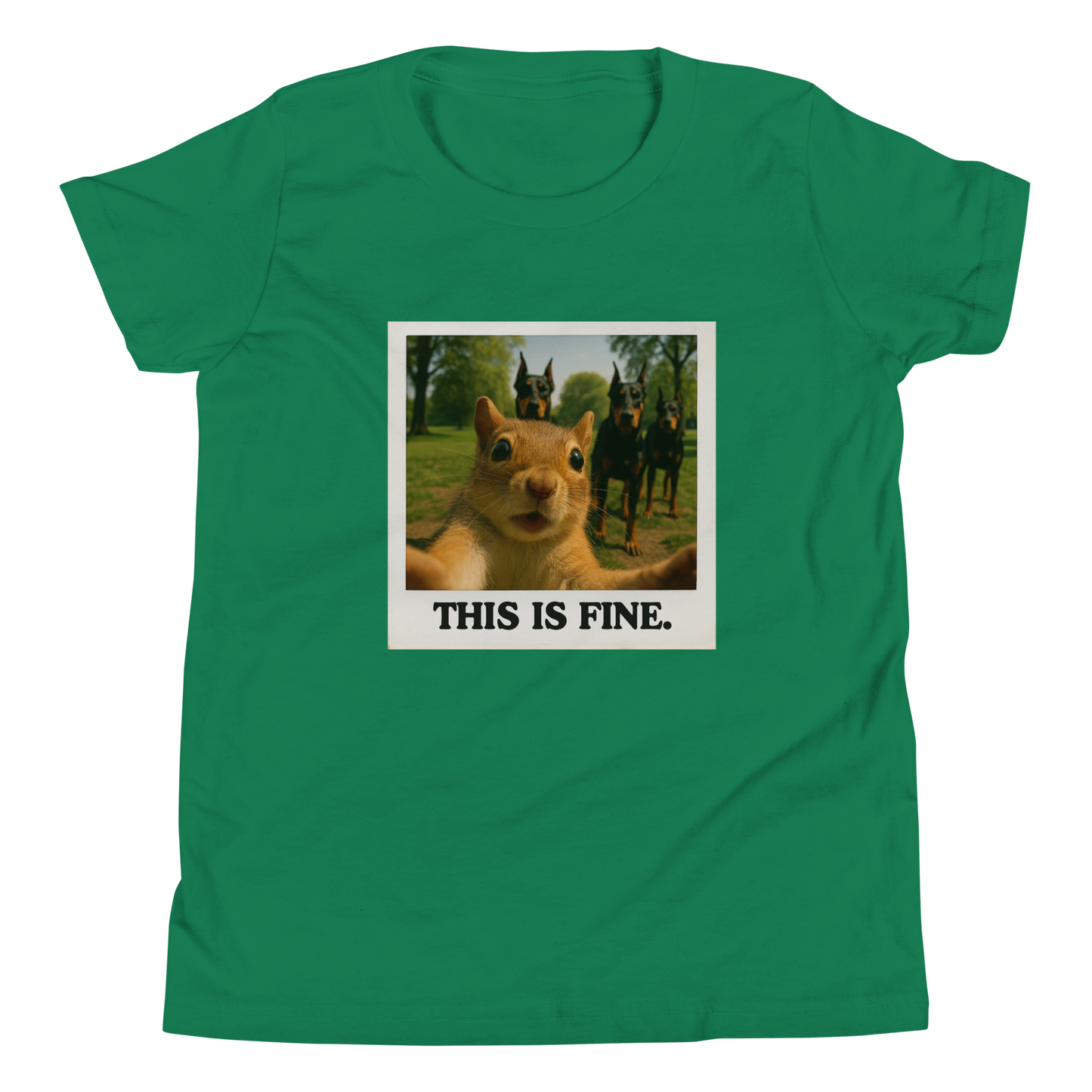 "THIS IS FINE" • Youth T-Shirt