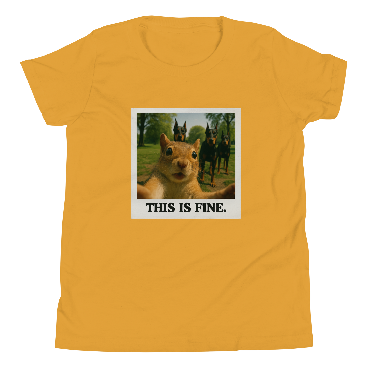 "THIS IS FINE" • Youth T-Shirt