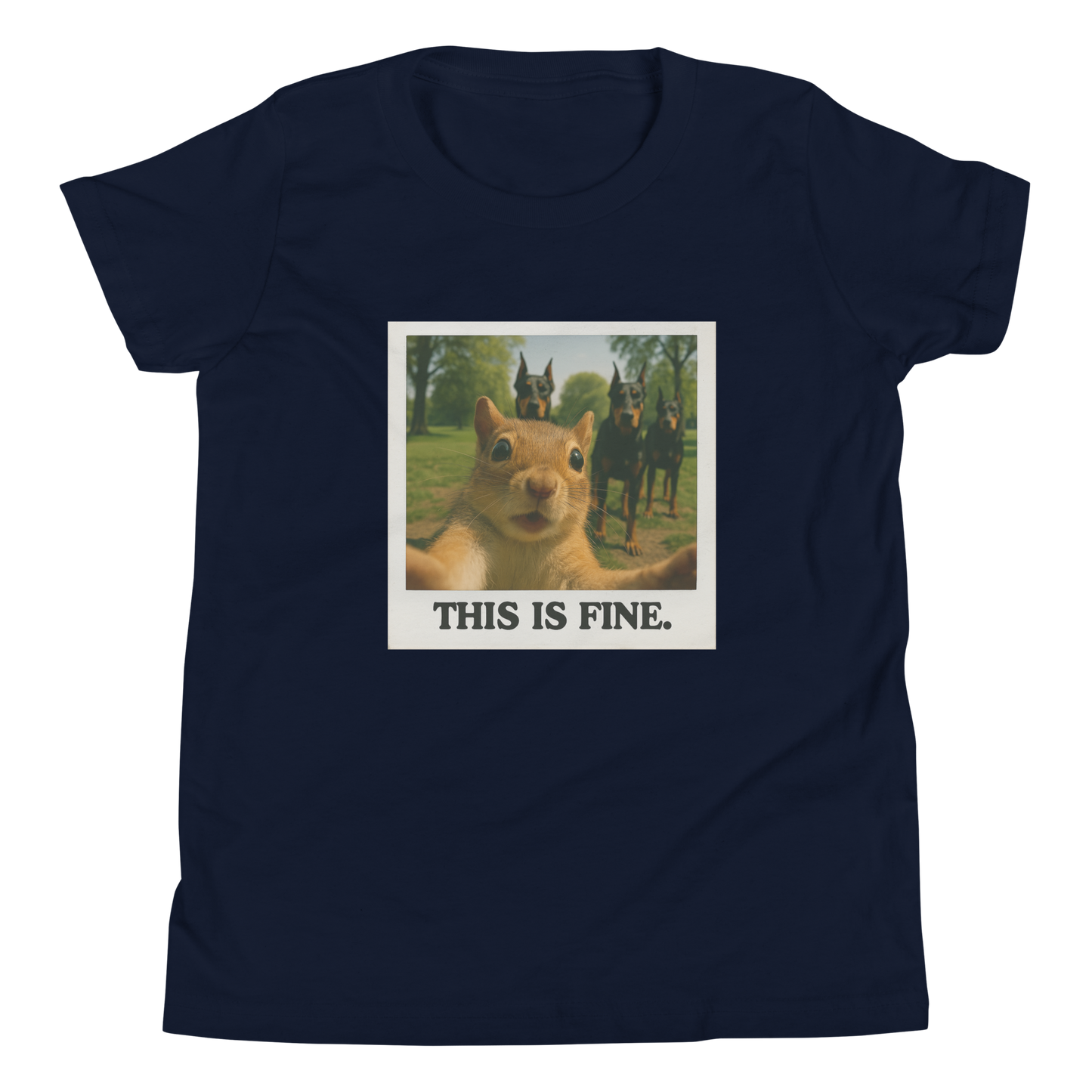 "THIS IS FINE" • Youth T-Shirt