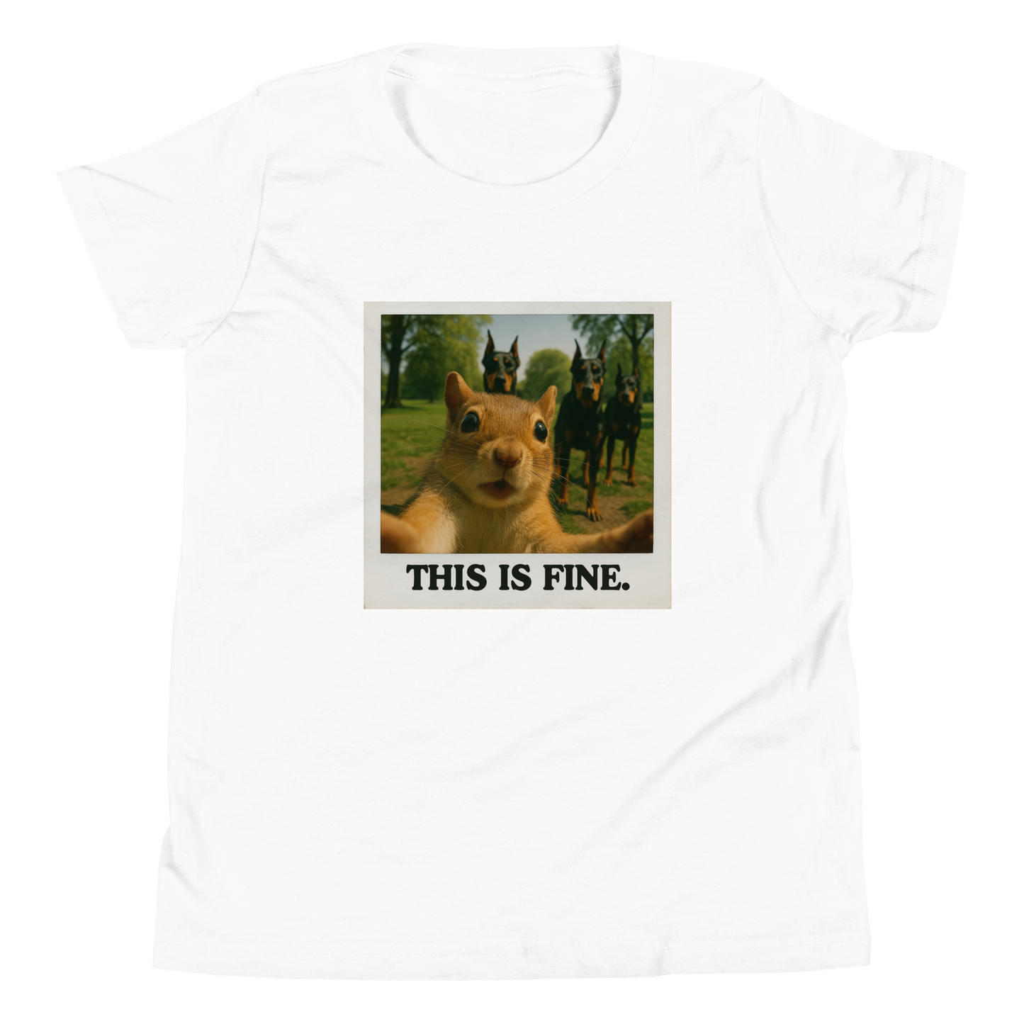 "THIS IS FINE" • Youth T-Shirt
