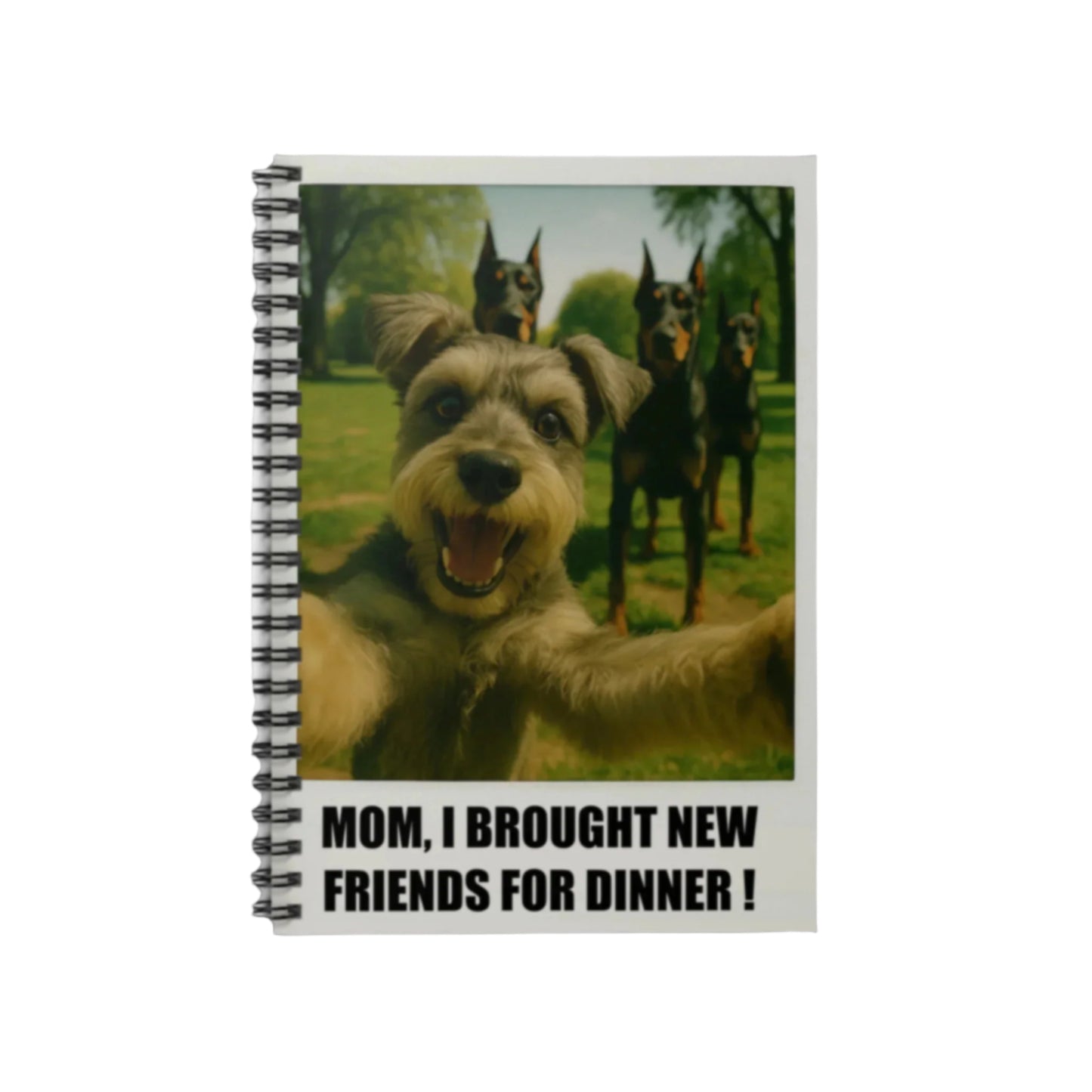 "MOM, I BROUGHT NEW FRIENDS..." • Notebook