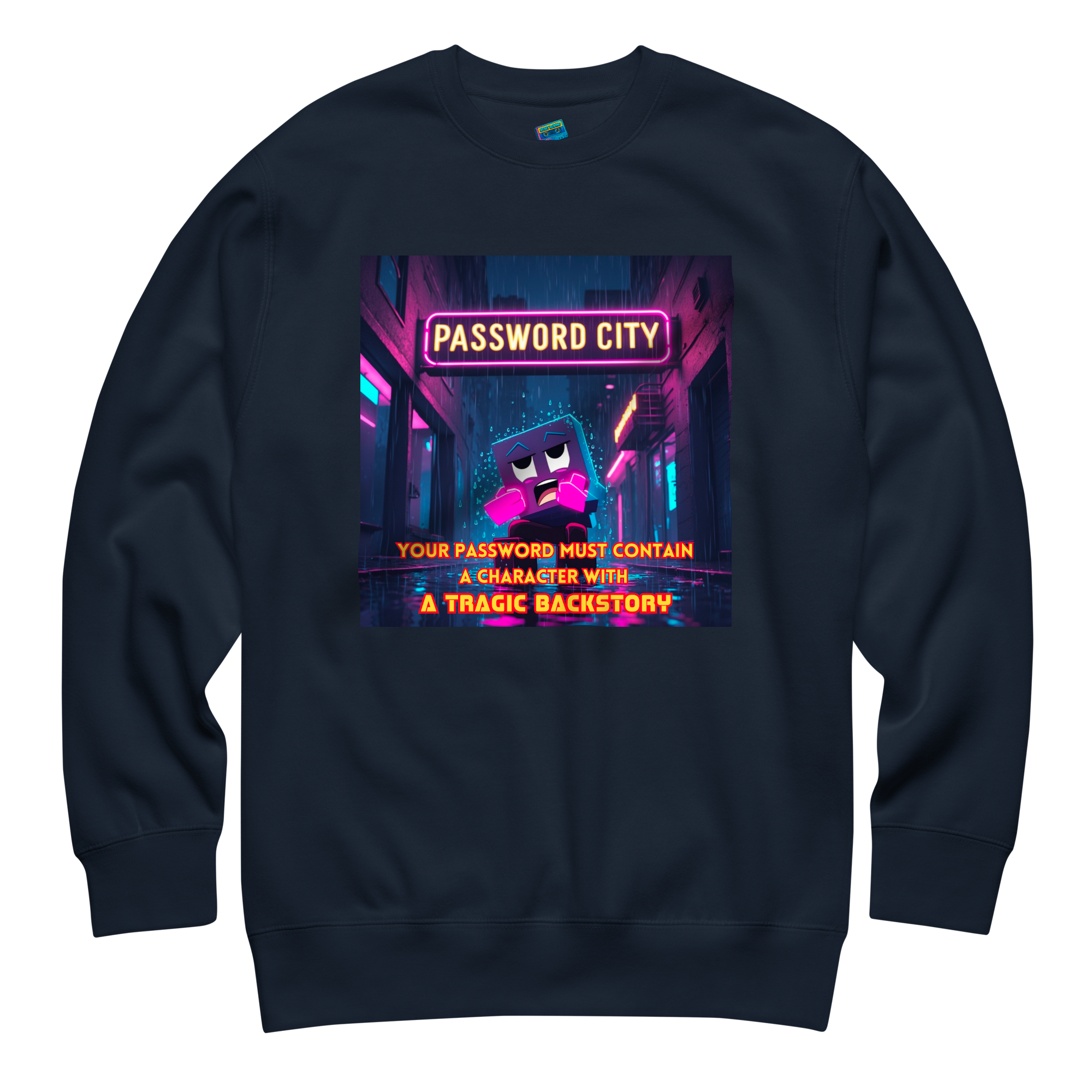 "YOUR PASSWORD MUST CONTAIN..." • Premium Sweater