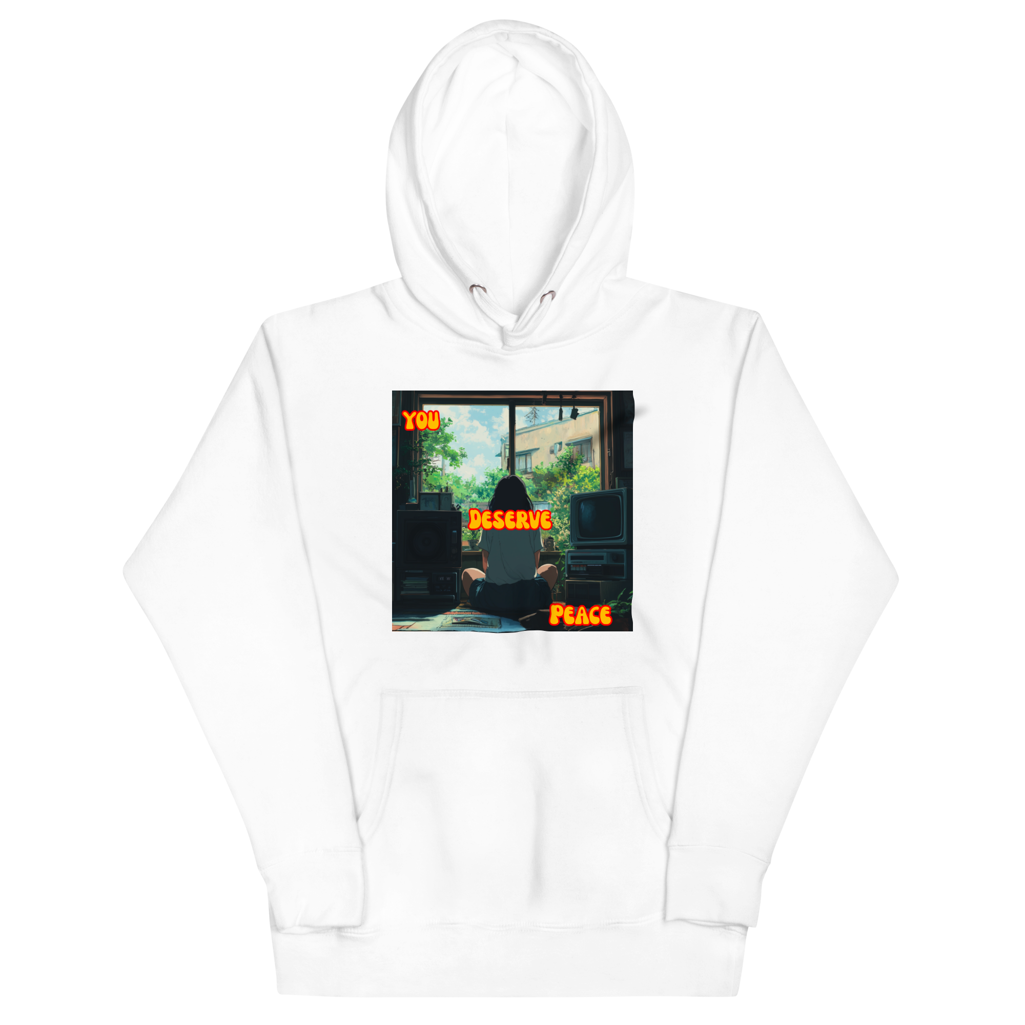 "YOU DESERVE PEACE" • Premium Hoodie