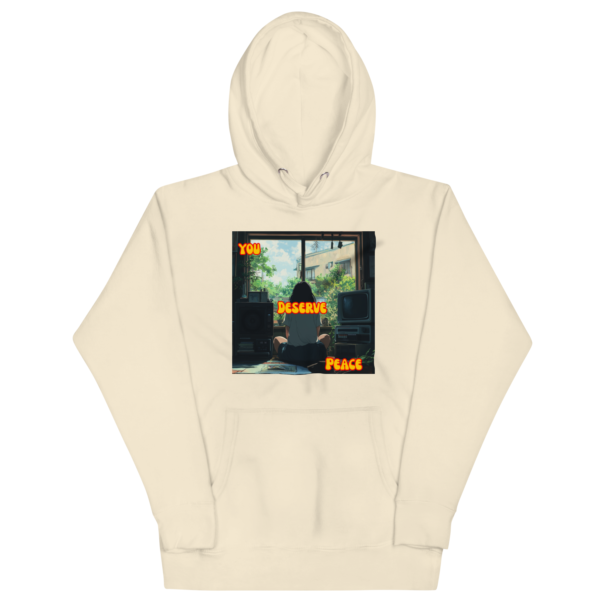 "YOU DESERVE PEACE" • Premium Hoodie