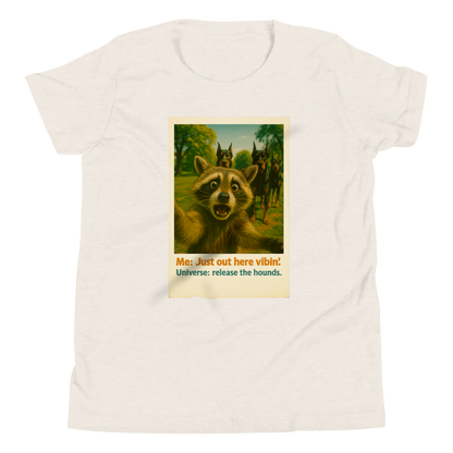 "JUST OUT HERE VIBIN..." • Youth T-Shirt