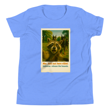"JUST OUT HERE VIBIN..." • Youth T-Shirt