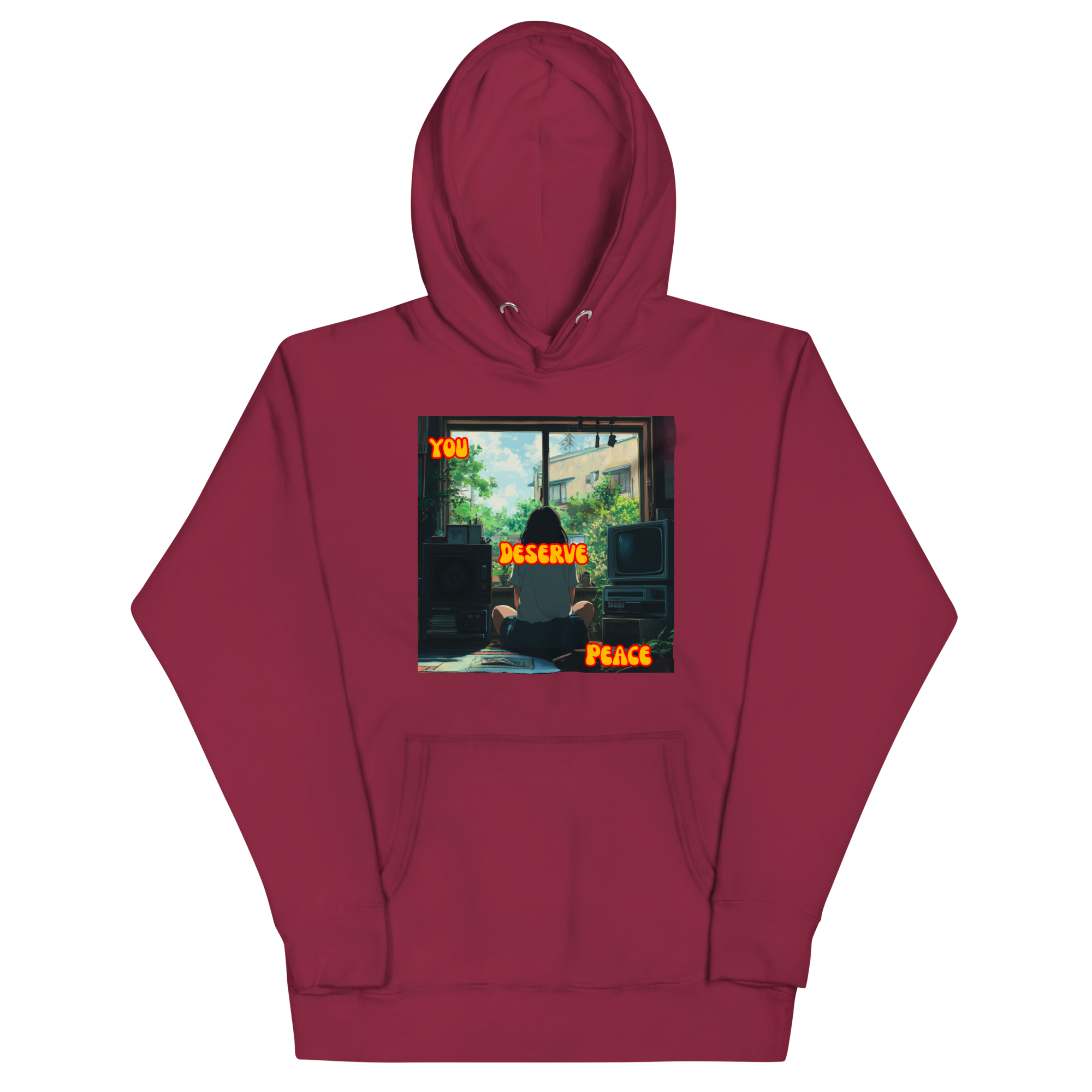 "YOU DESERVE PEACE" • Premium Hoodie
