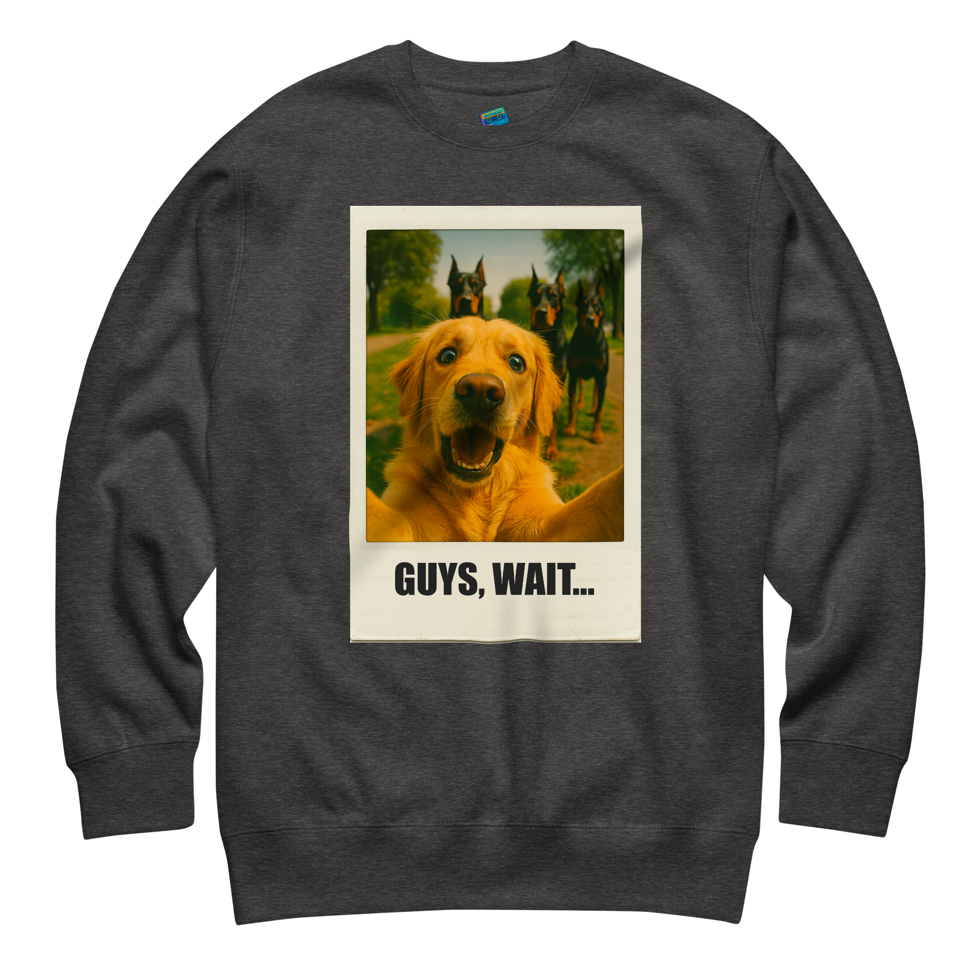 "GUYS, WAIT..." • Premium Sweatshirt