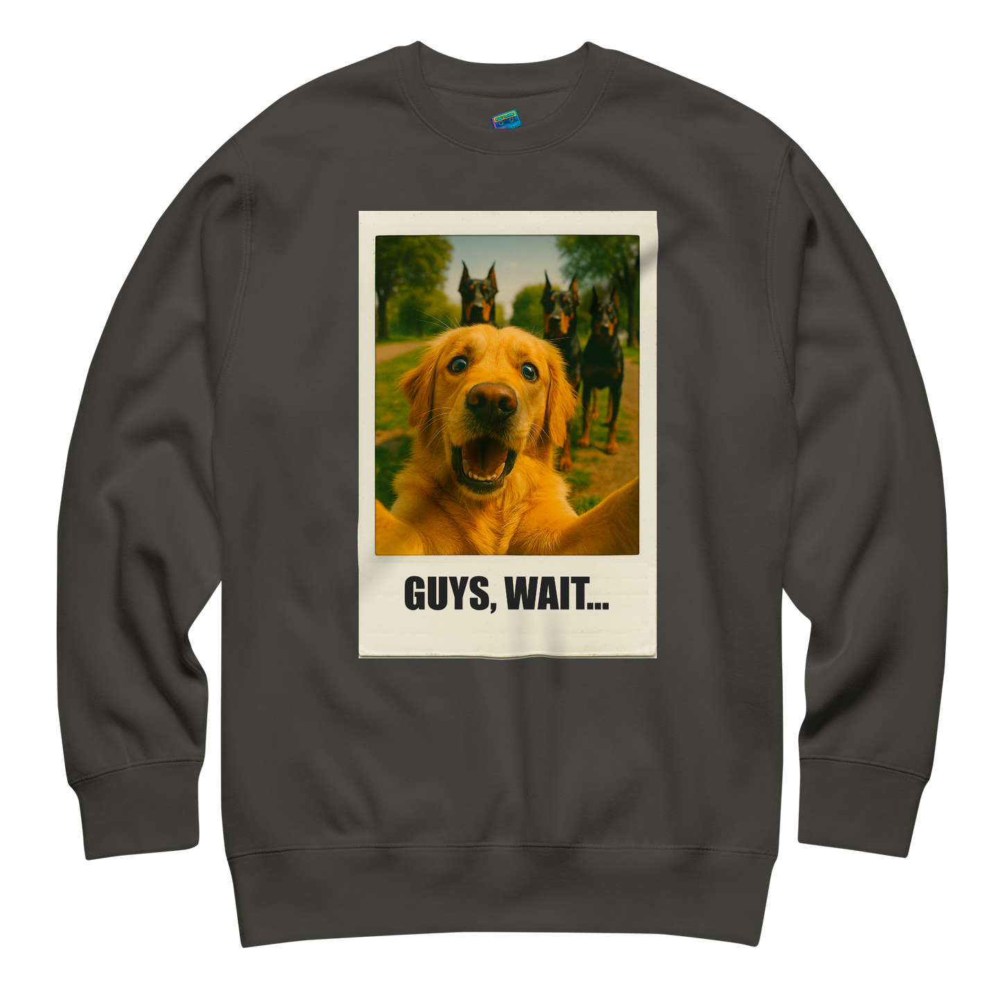 "GUYS, WAIT..." • Premium Sweatshirt