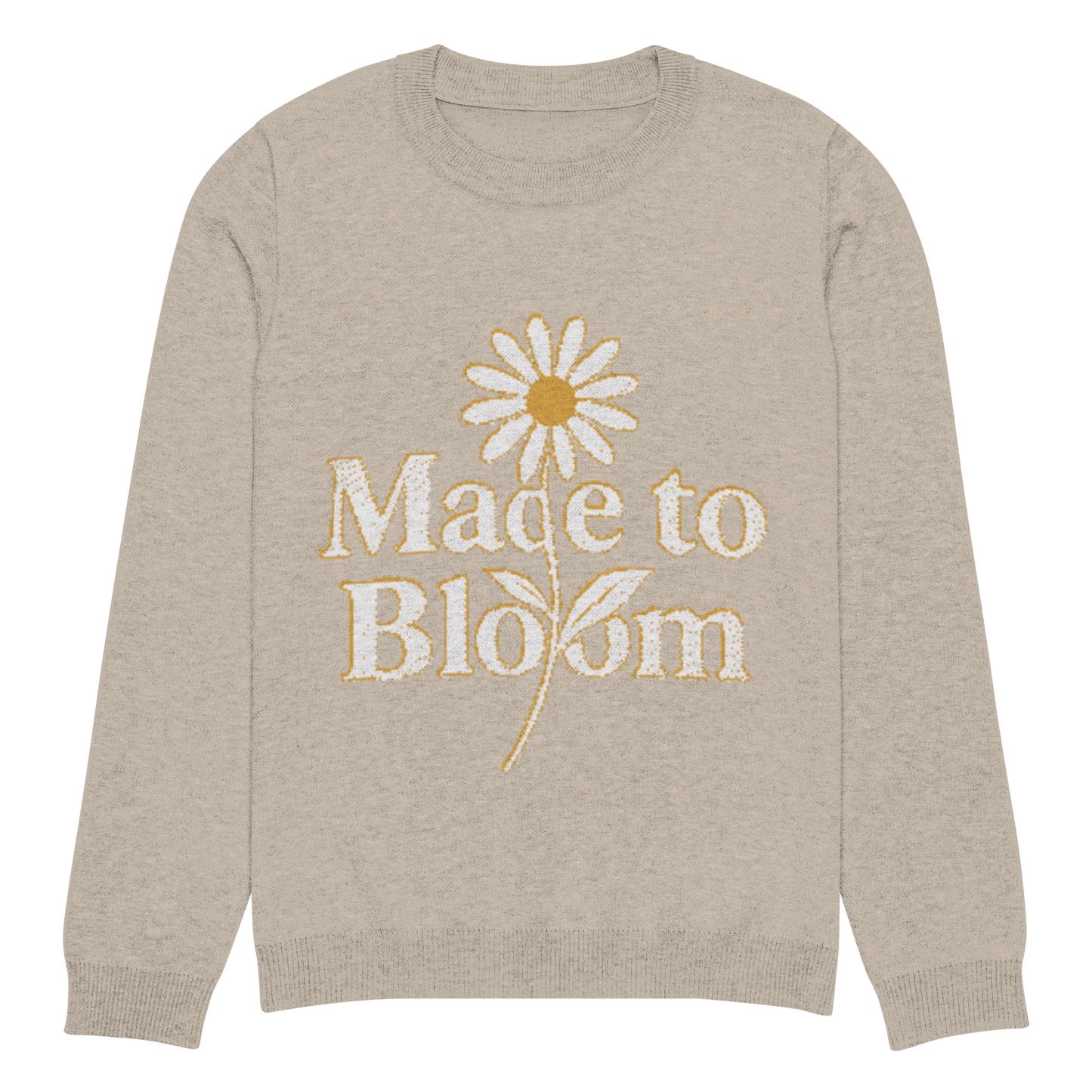 "Made to bloom" • Knitted Sweater