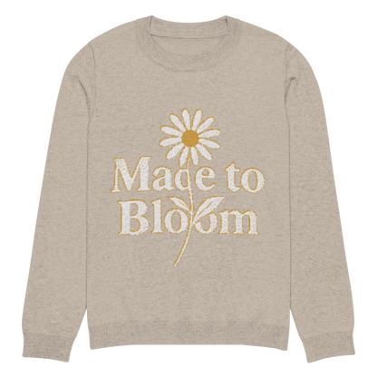 "Made to bloom" • Knitted Sweater