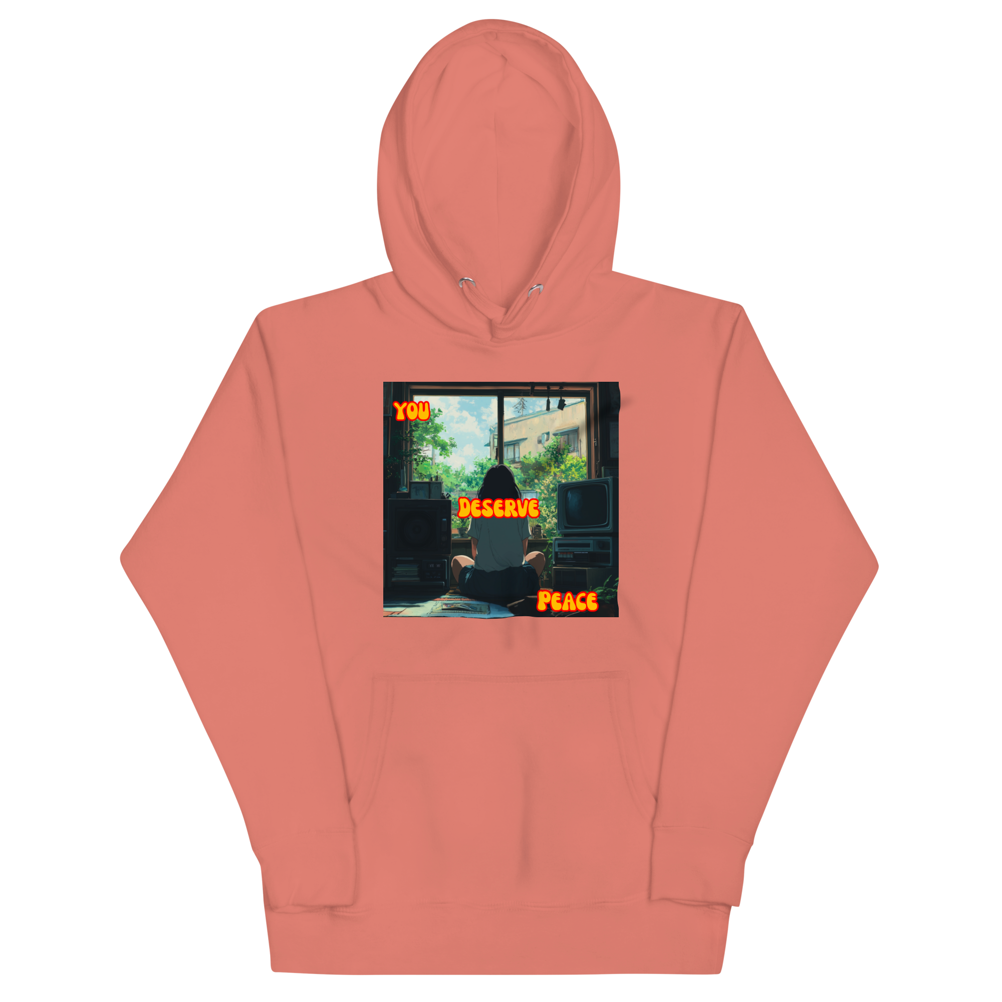 "YOU DESERVE PEACE" • Premium Hoodie