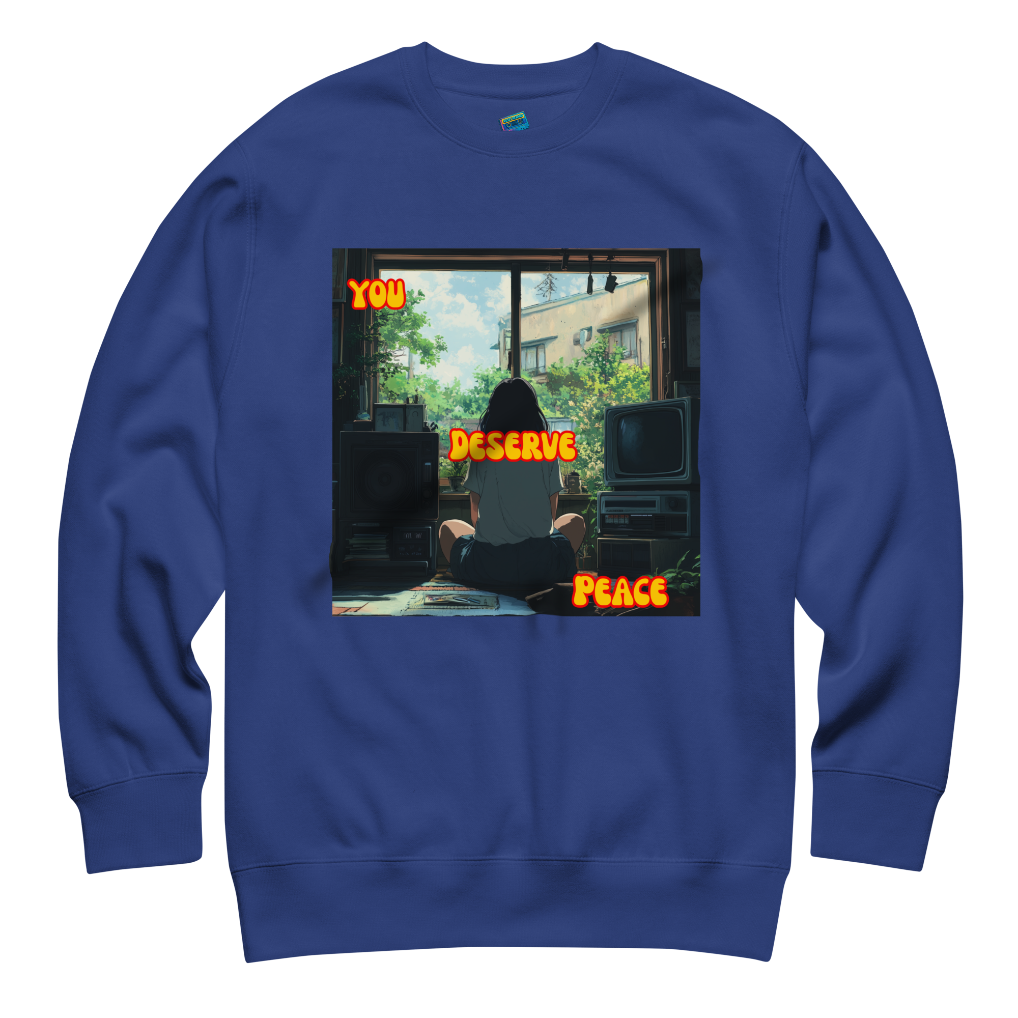 "YOU DESERVE PEACE" • Premium Sweater