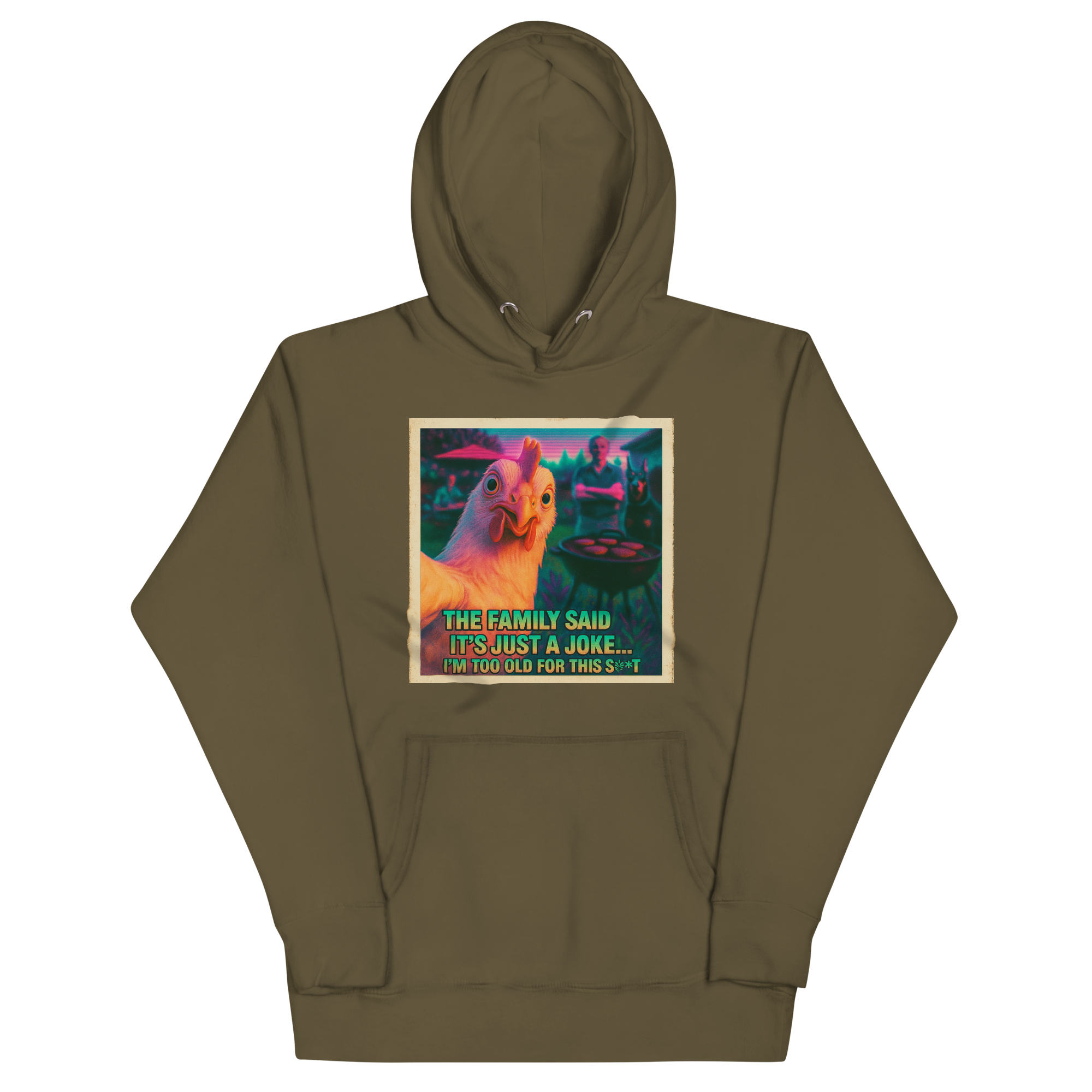 "... I'M TOO OLD FOR THIS SHIT" • Premium Hoodie