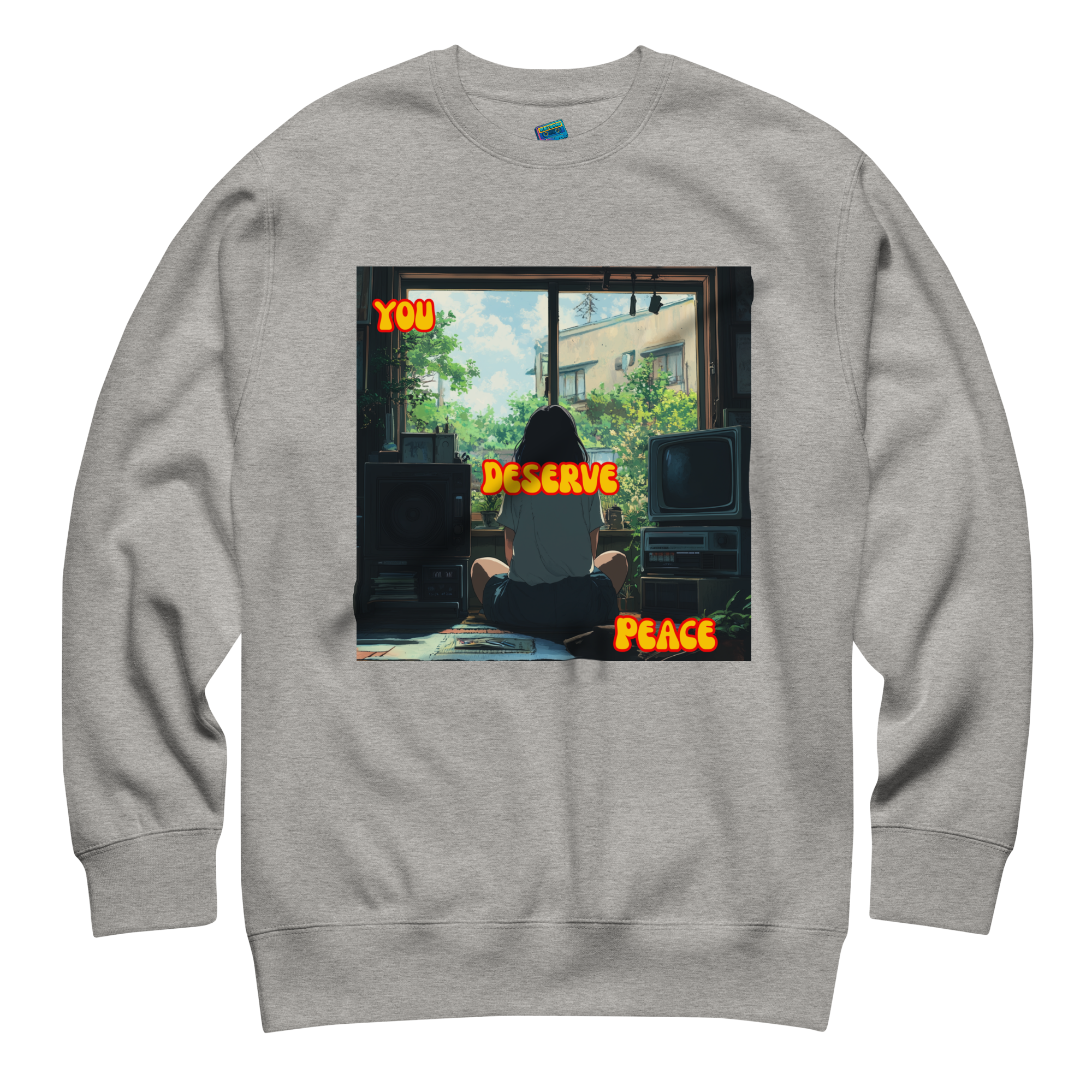"YOU DESERVE PEACE" • Premium Sweater